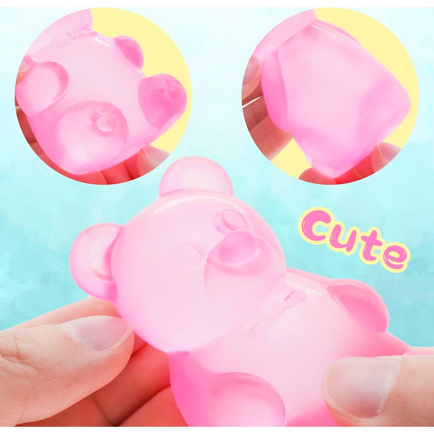 Pelota Squishy Oso de Goma Wazibo 7.87 cm Alivio Estrés