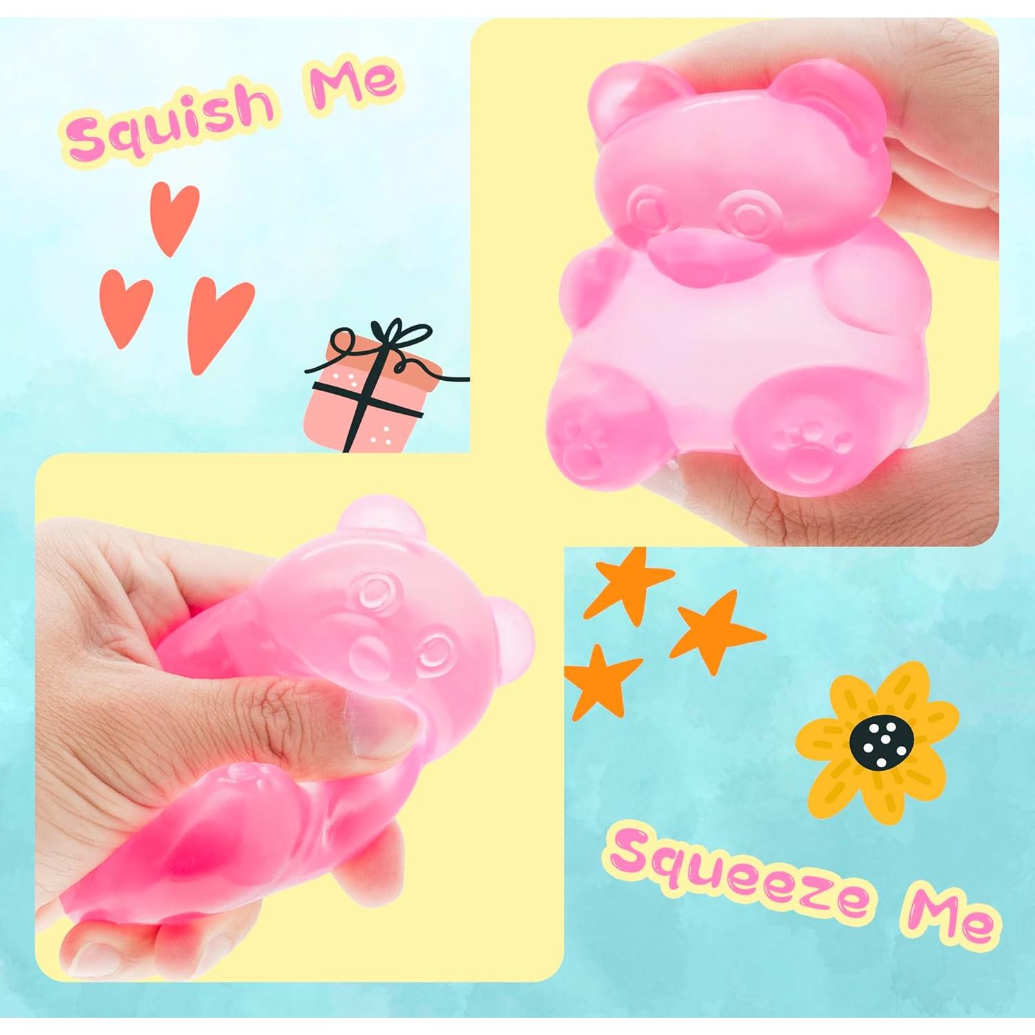 Pelota Squishy Oso de Goma Wazibo 7.87 cm Alivio Estrés