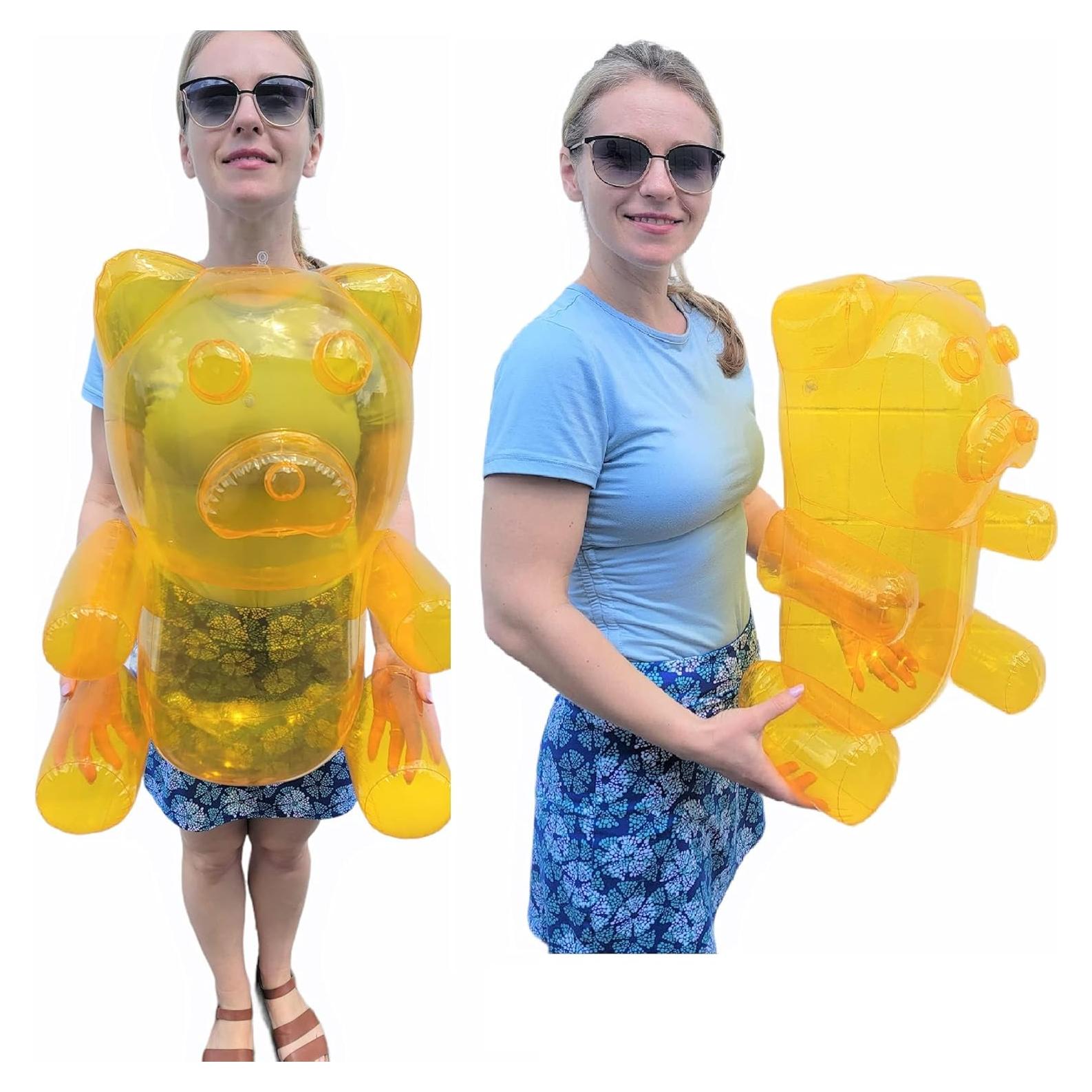 Osos de Goma Inflables Zugar Land 61 cm Multicolor Decoración Fiesta