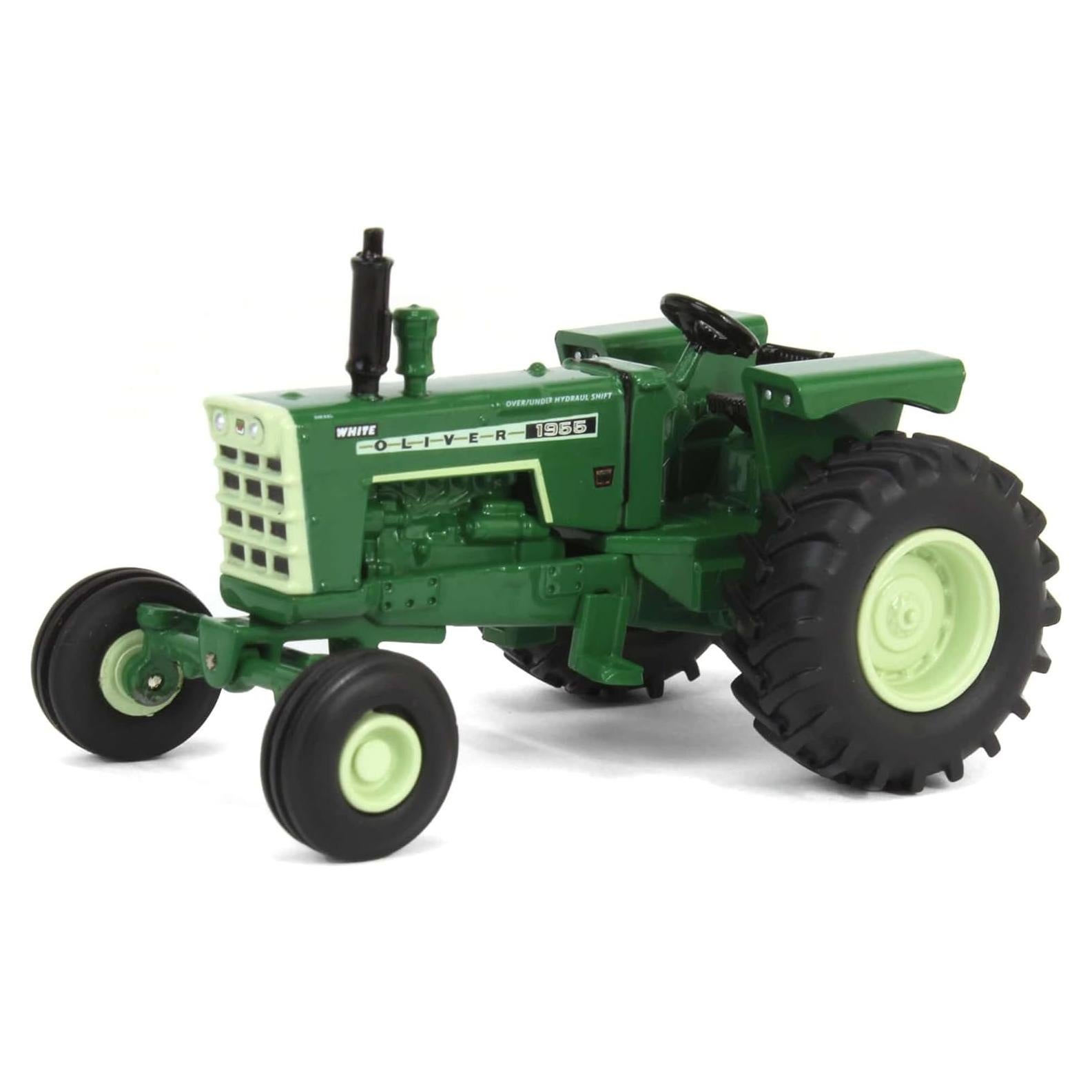 Tractor Die Cast Oliver 1955 Frente Ancho 1/64 Detalle