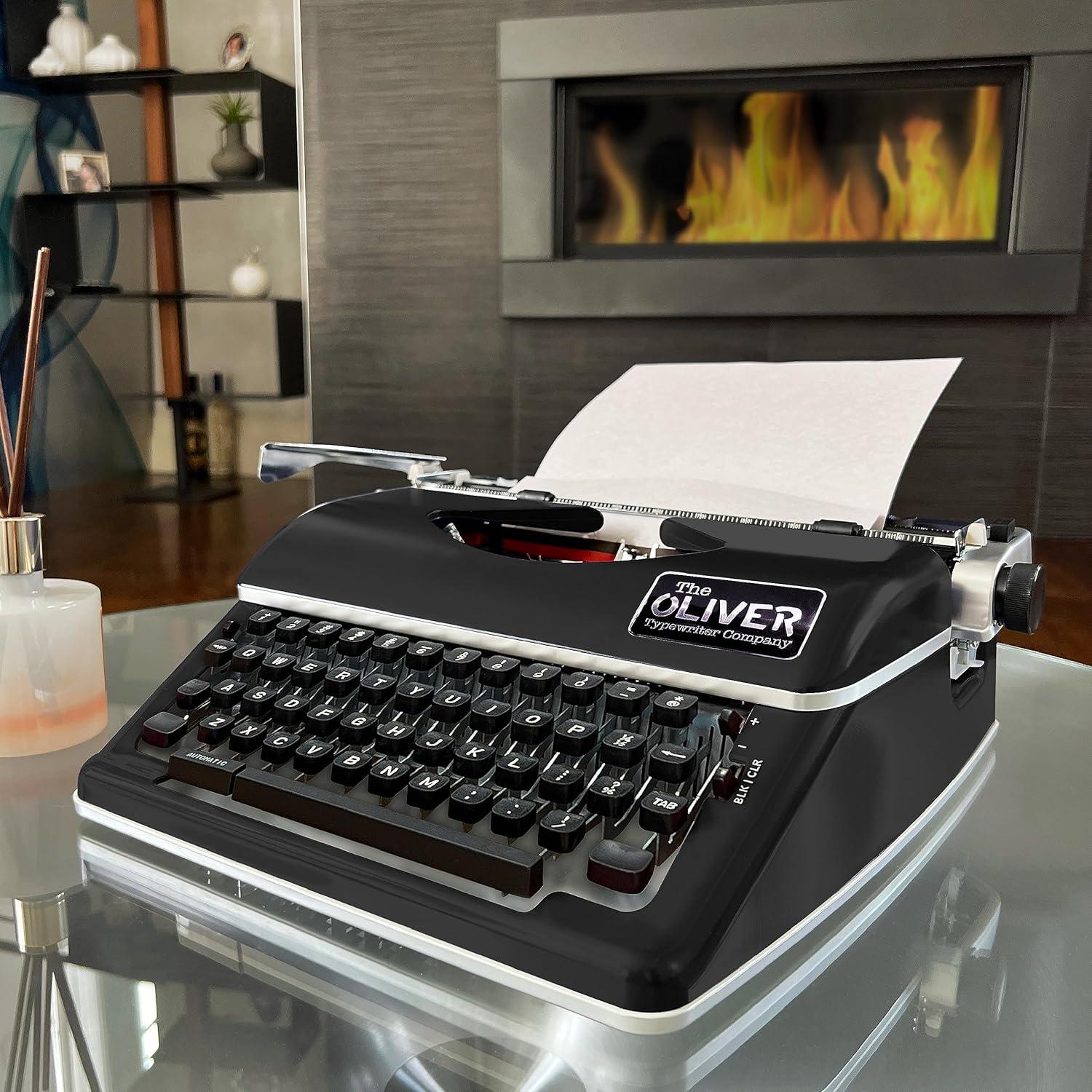 Máquina de escribir manual Oliver Typewriter OTTE-1669 negra