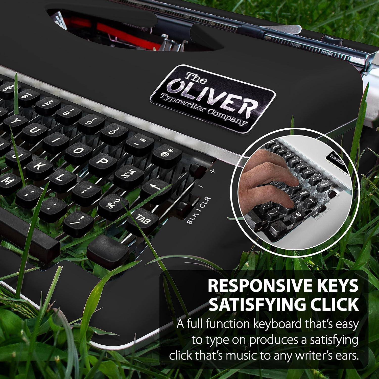 Máquina de escribir manual Oliver Typewriter OTTE-1669 negra