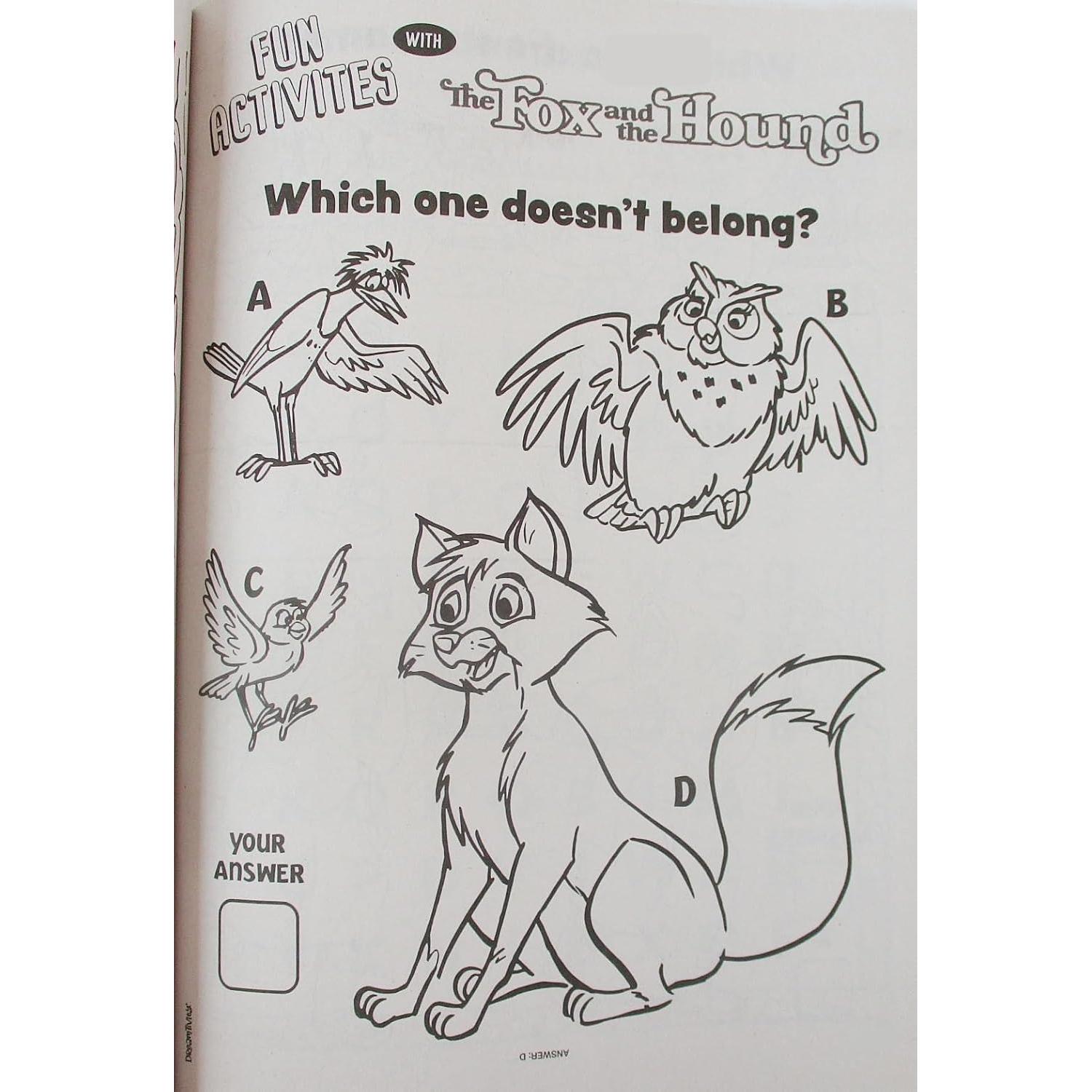 Libro para Colorear Zorro y el Sabueso - 64 Páginas - Show-Offs