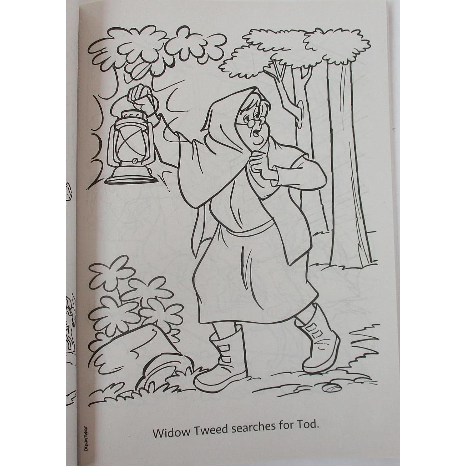 Libro para Colorear Zorro y el Sabueso - 64 Páginas - Show-Offs