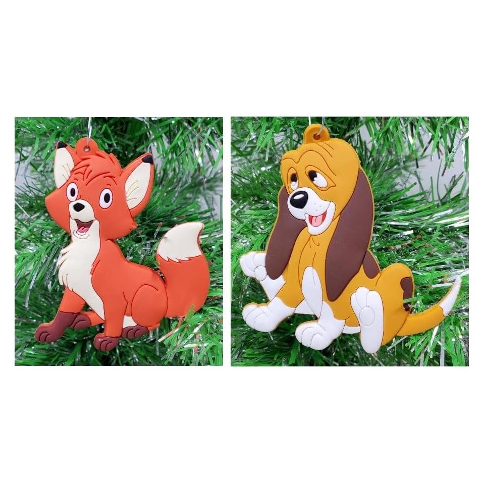 Juego de Adornos Zorro y el Sabueso Todd y Copper 7.62 cm