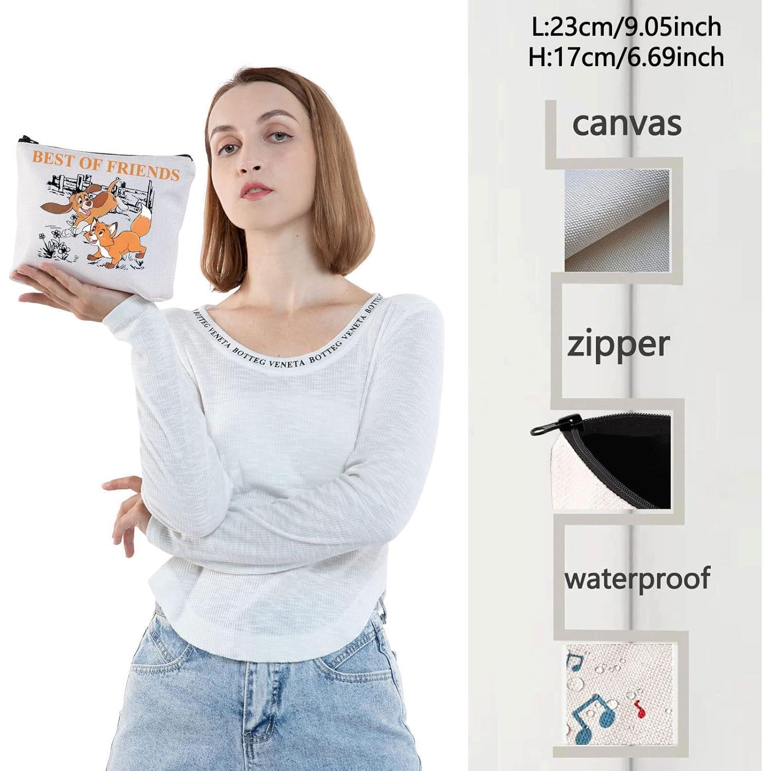 Bolsa Cosmética WZMPA Mejor de Amigos 25x18cm Impermeable