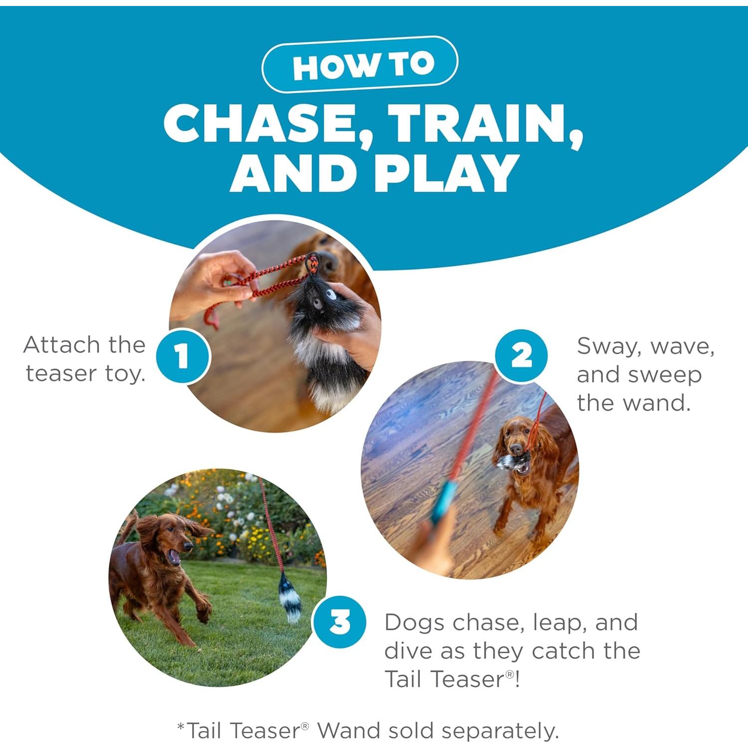 Cebo de Reemplazo Outward Hound Tail Teaser Zorro 15.88cm