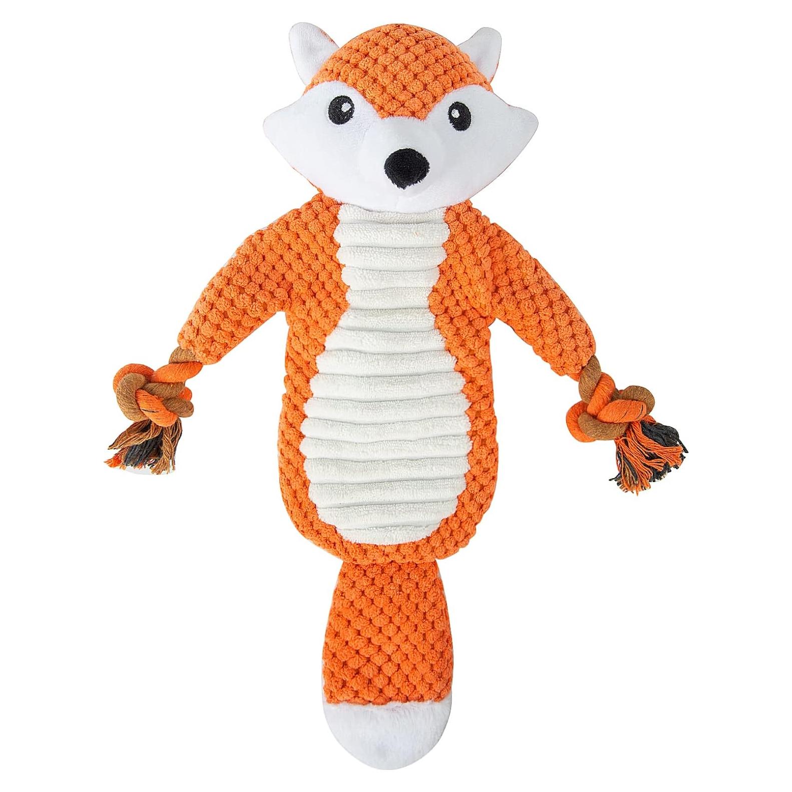 Juguete de Peluche para Perros BeKingStar Zorro Rojo 15x14cm