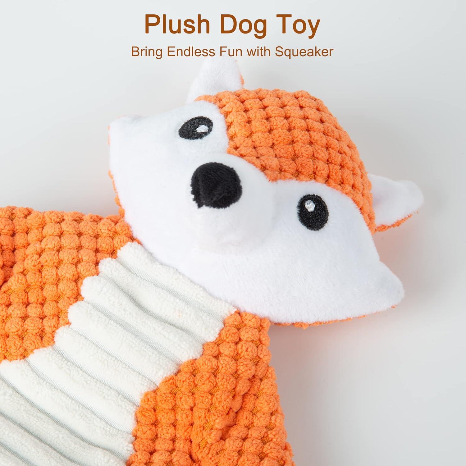 Juguete de Peluche para Perros BeKingStar Zorro Rojo 15x14cm