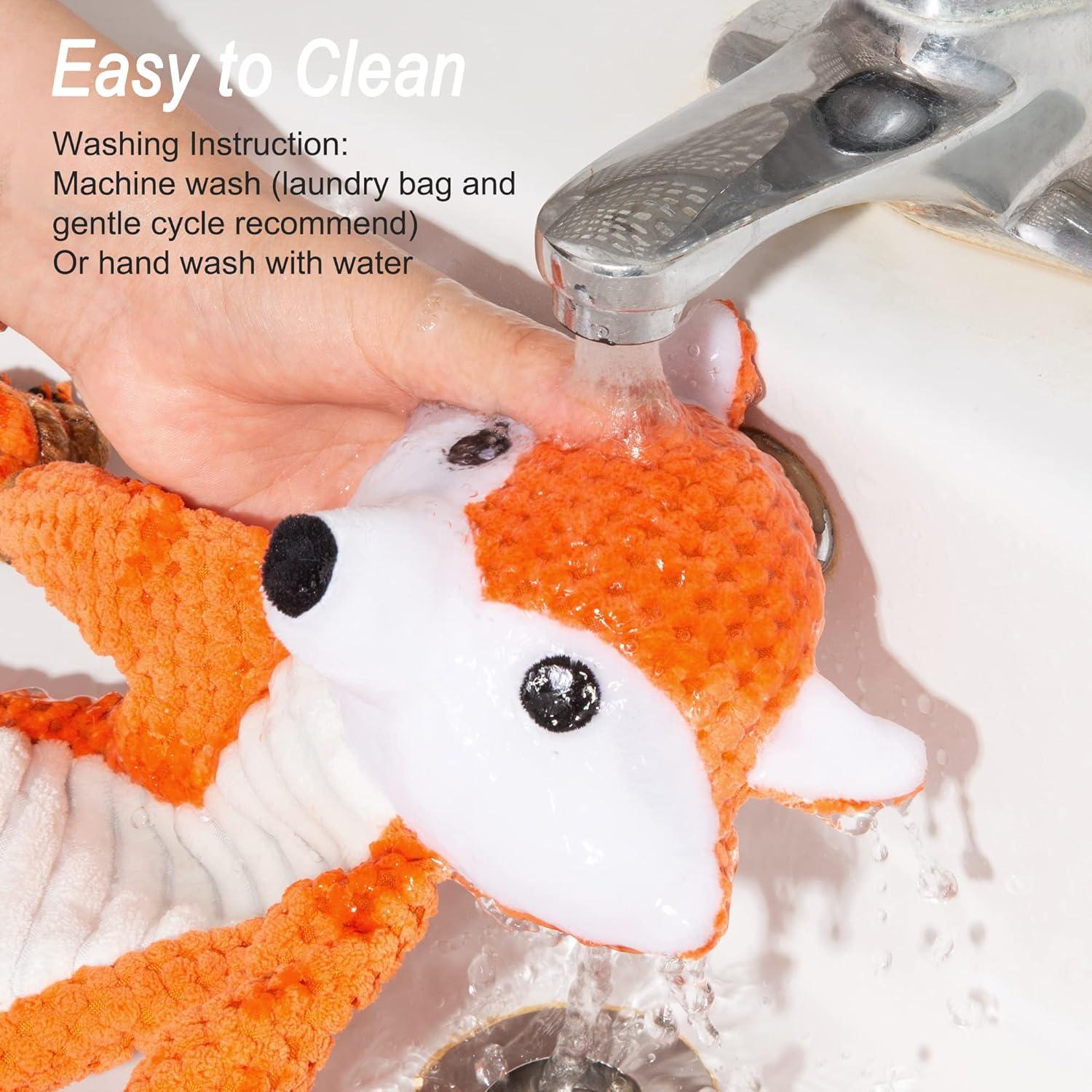 Juguete de Peluche para Perros BeKingStar Zorro Rojo 15x14cm