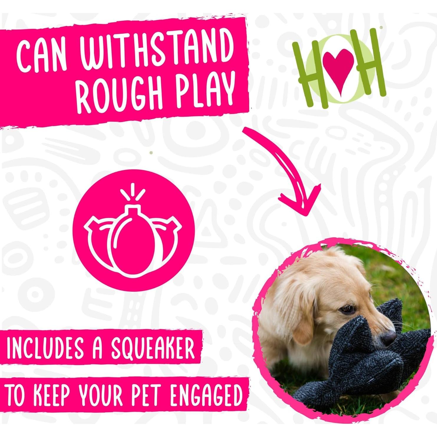 Juguete de Perro de Peluche HuggleHounds Zorro Squooshie 50.8x15.2 cm