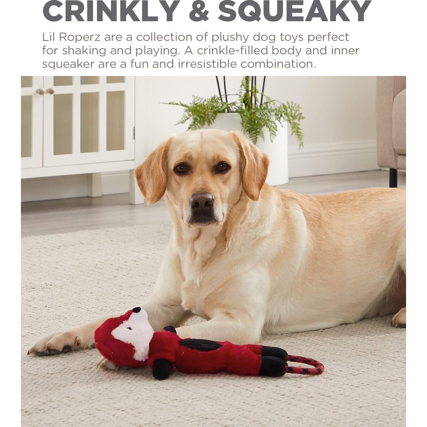 Juguete de Perro de Peluche Charming Pet Lil Roperz Zorro 14cm