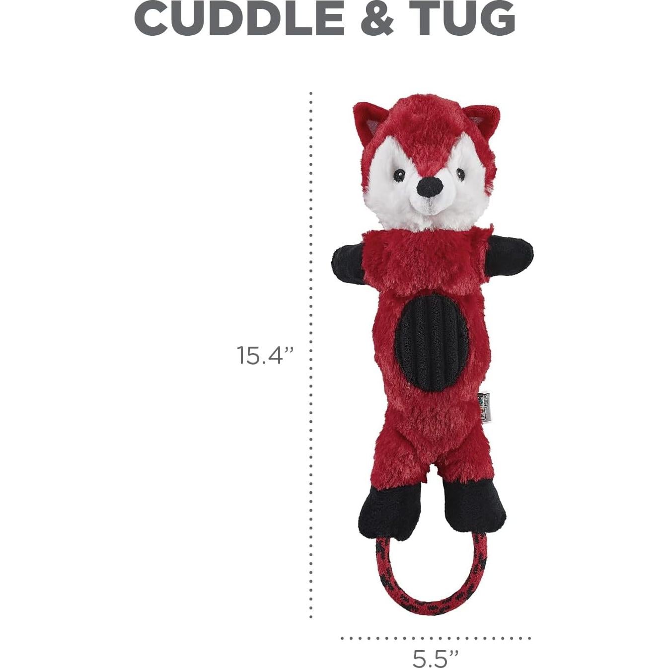 Juguete de Perro de Peluche Charming Pet Lil Roperz Zorro 14cm