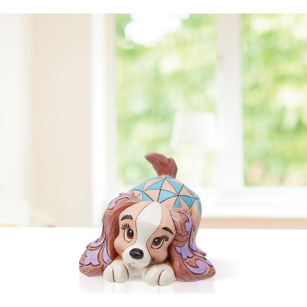 Figurita Miniatura Enesco Disney Traditions Dama y Vagabundo 6.35 cm