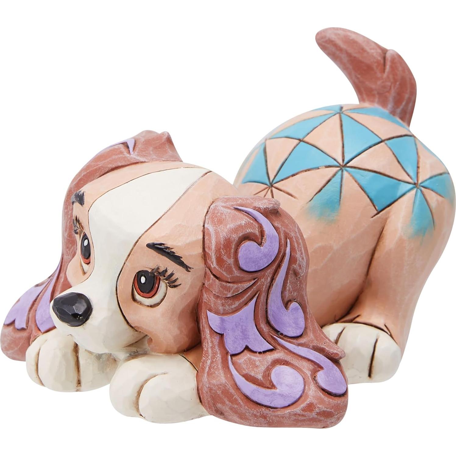 Figurita Miniatura Enesco Disney Traditions Dama y Vagabundo 6.35 cm