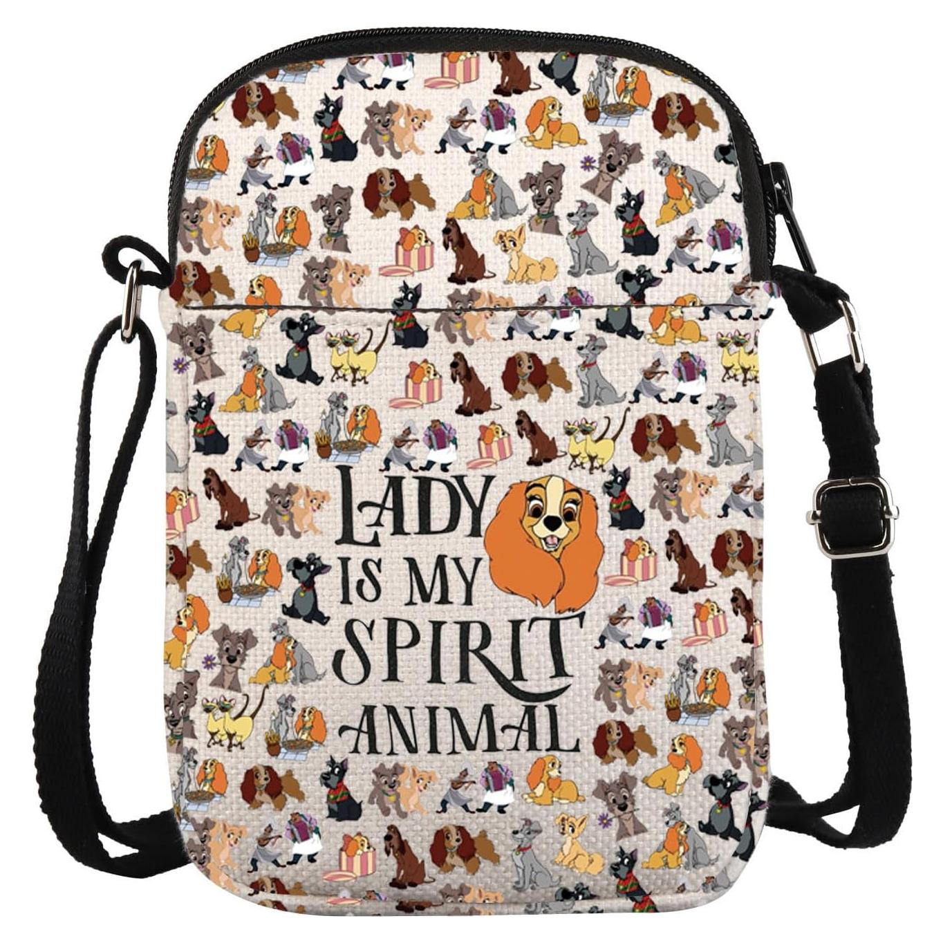 Bolso Cruzado Lady Tramp para Mujeres - Animal Espiritual