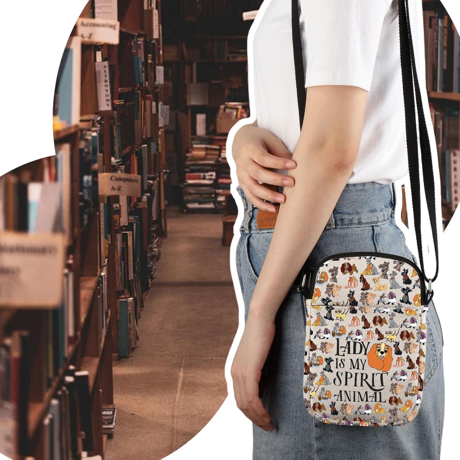 Bolso Cruzado Lady Tramp para Mujeres - Animal Espiritual