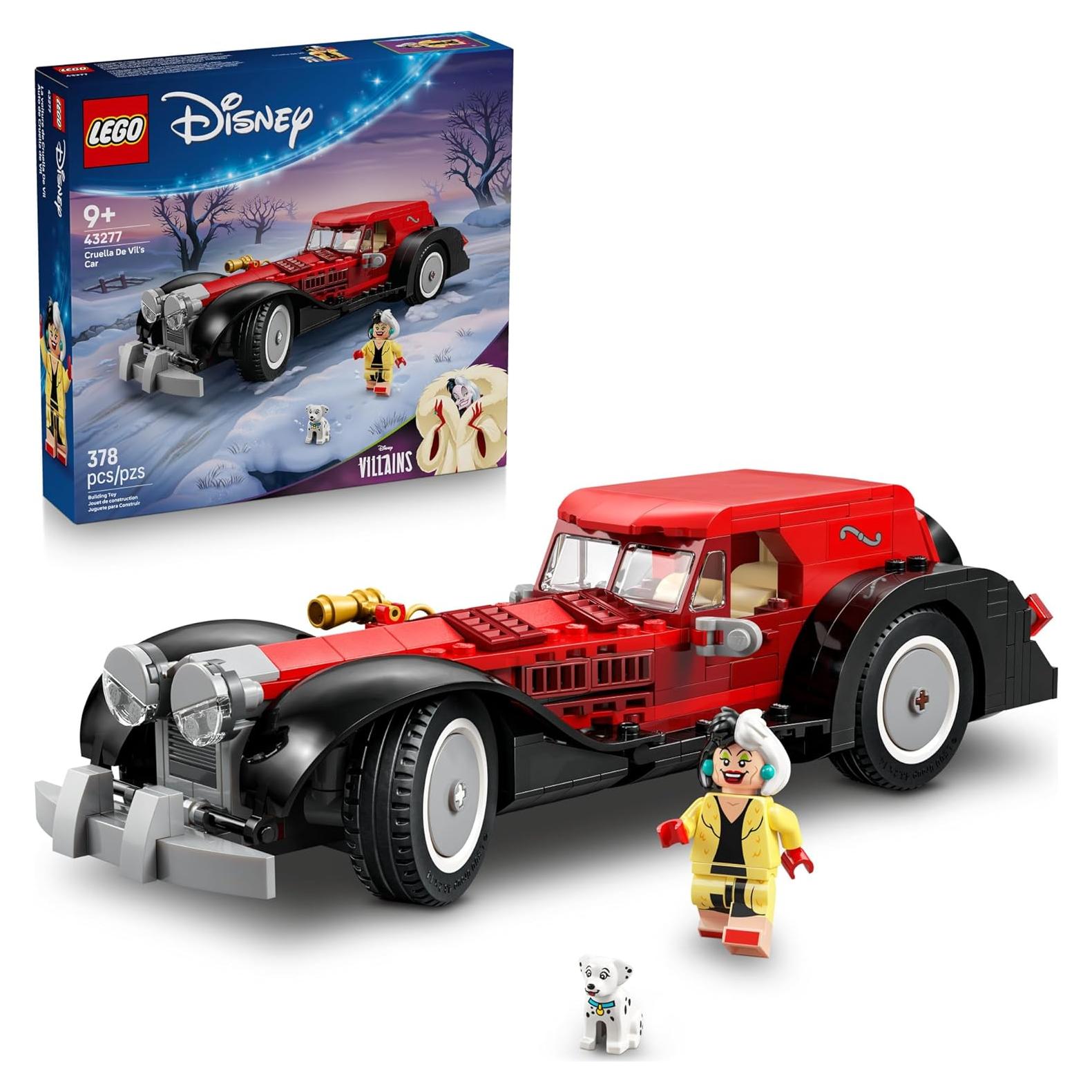 LEGO Disney Coche de Cruella De Vil 43277 - Set 378 Piezas