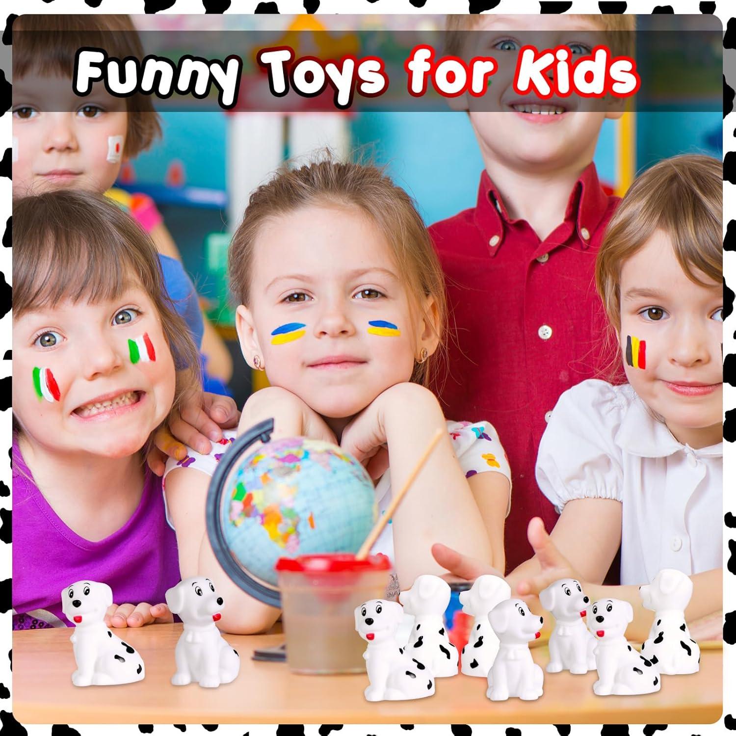 Juguetes de baño de goma Poen - 50 figuras dálmata 5.5 cm