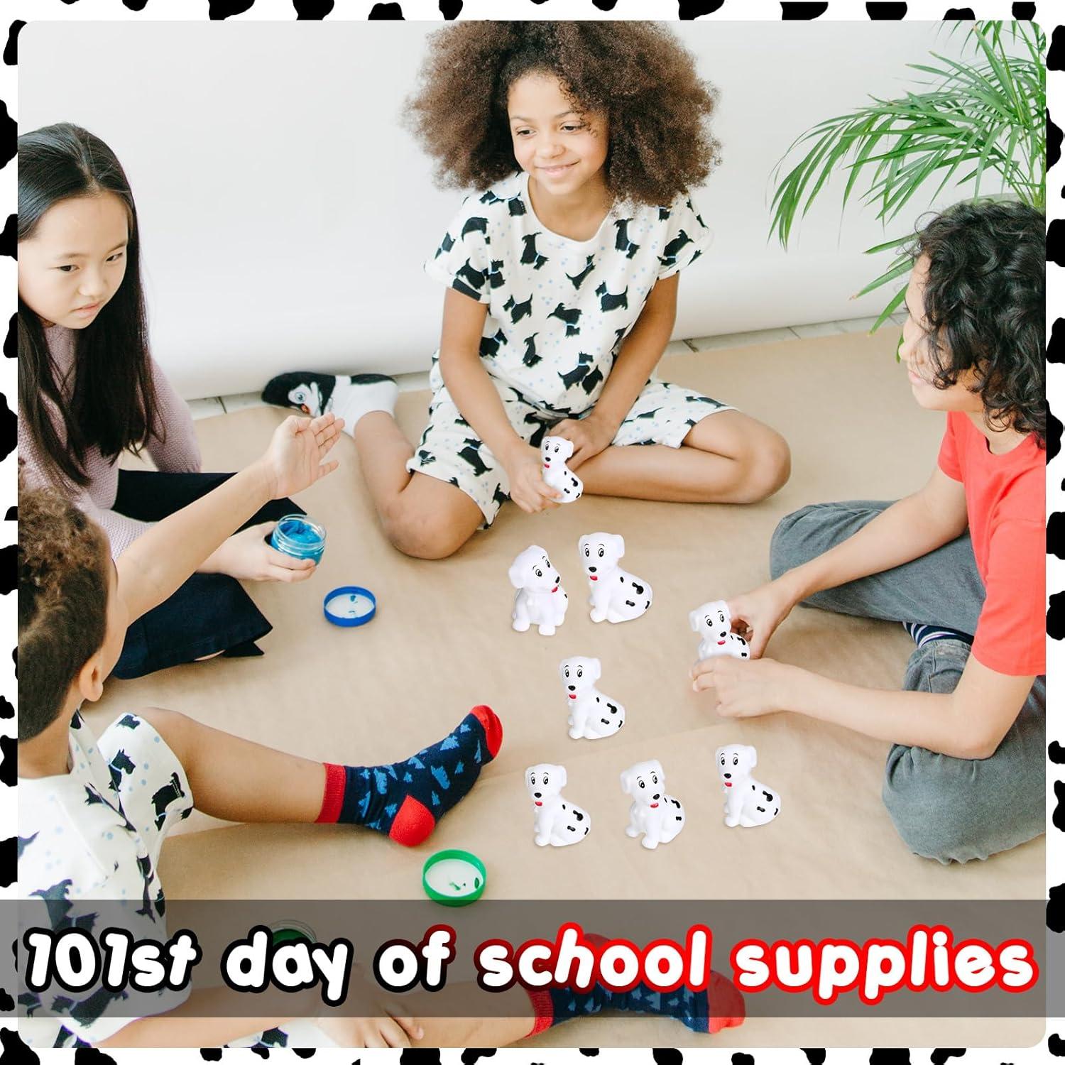 Juguetes de baño de goma Poen - 50 figuras dálmata 5.5 cm