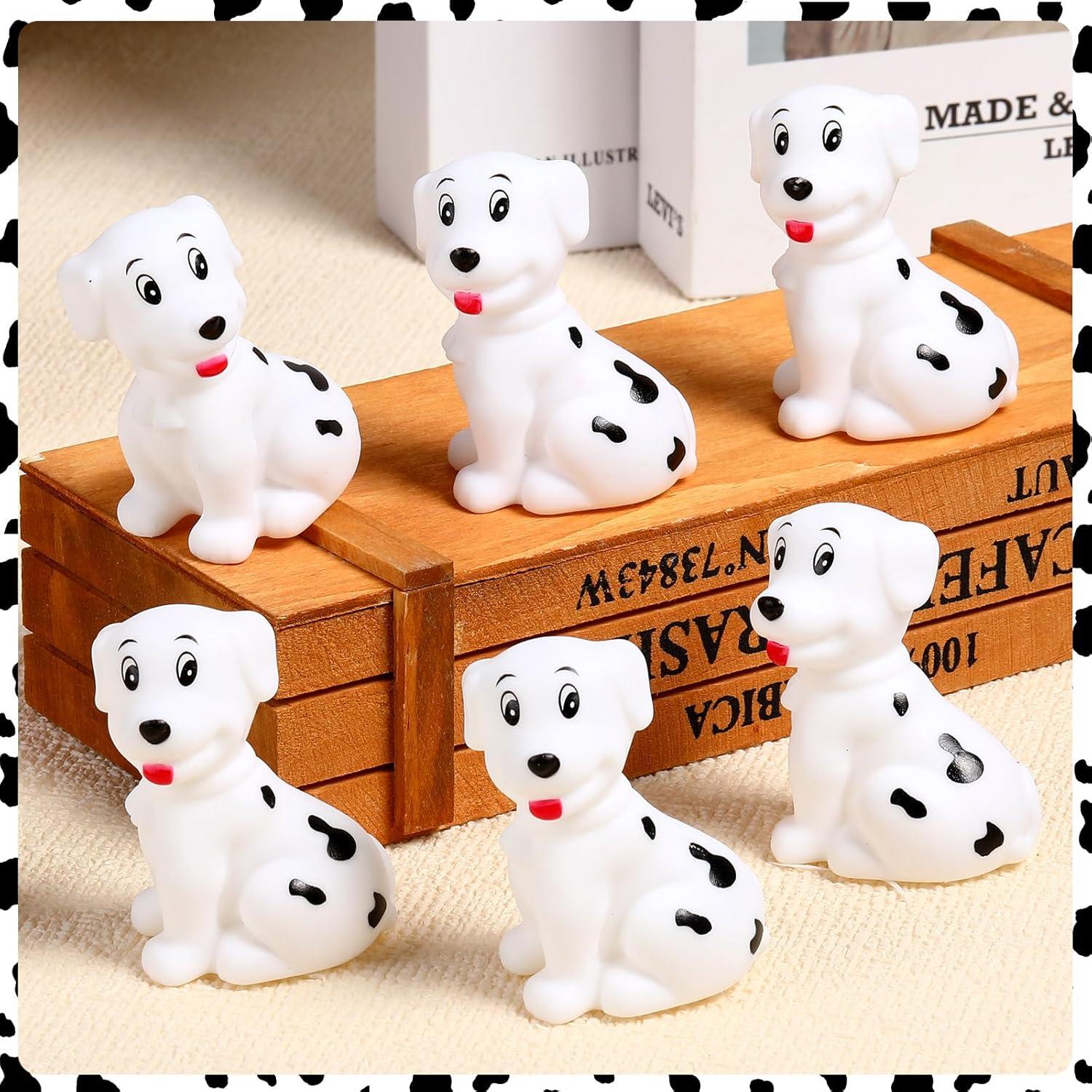 Juguetes de baño de goma Poen - 50 figuras dálmata 5.5 cm