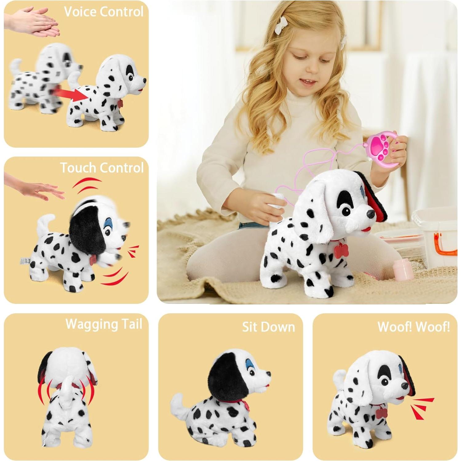 Perro Interactivo YH YUHUNG Dálmata con Control Remoto