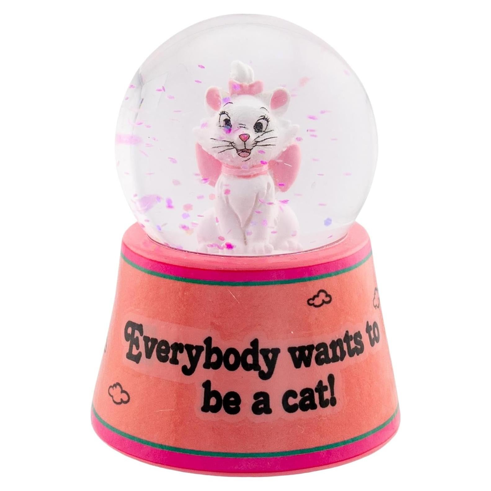 Mini Globo de Nieve Iluminado Disney Aristogatos Marie 7.62 cm