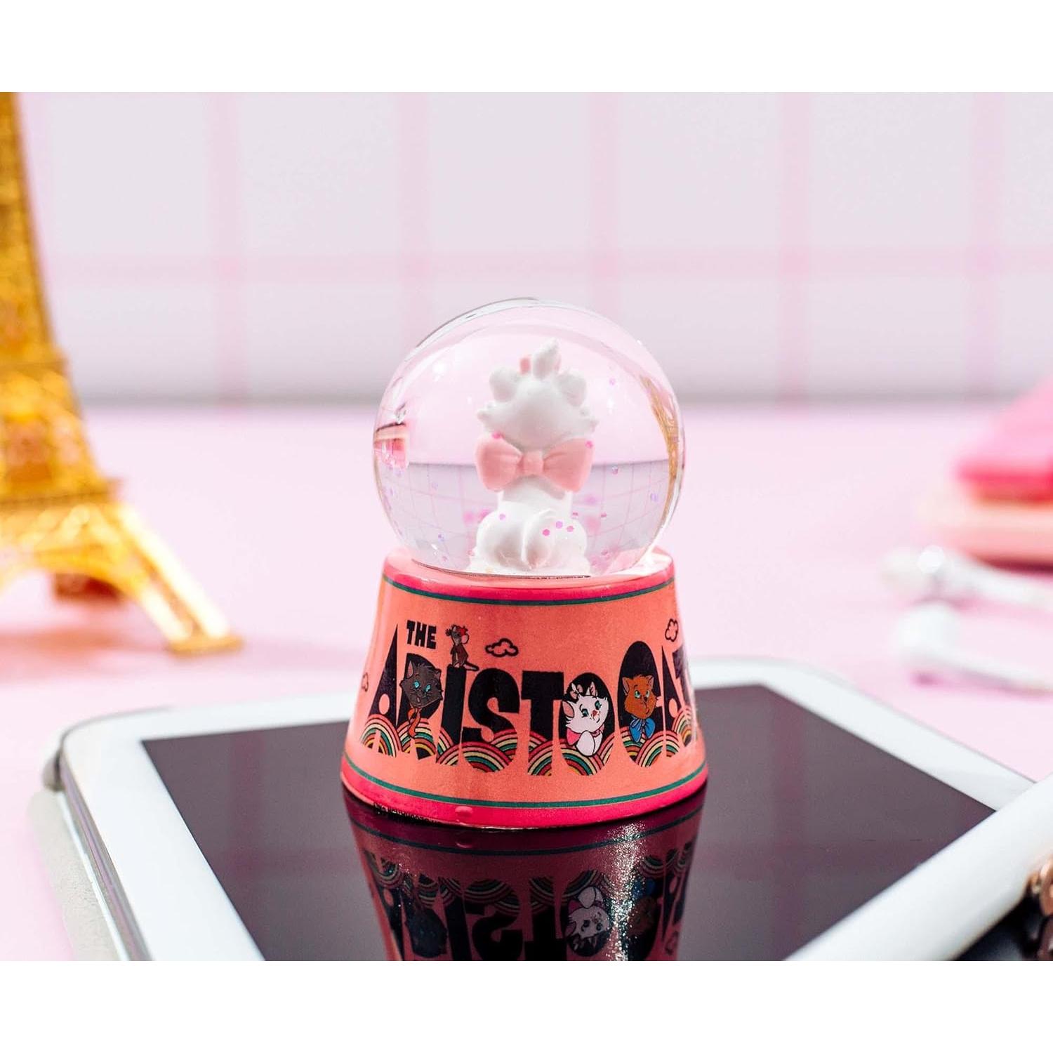 Mini Globo de Nieve Iluminado Disney Aristogatos Marie 7.62 cm