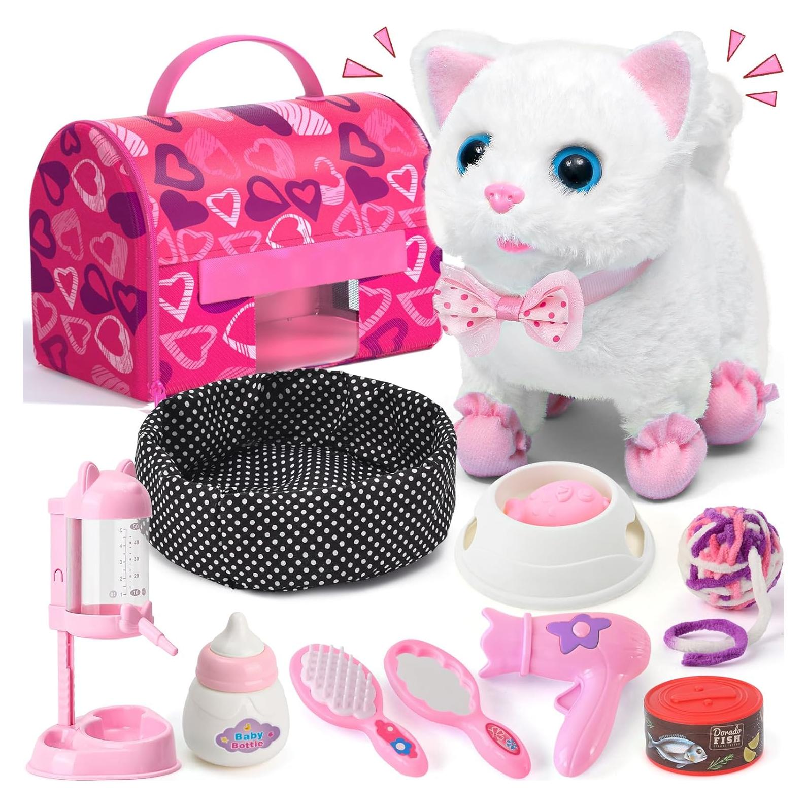 Juguete Interactivo para Gatos Golray - Gato Blanco 16 Piezas