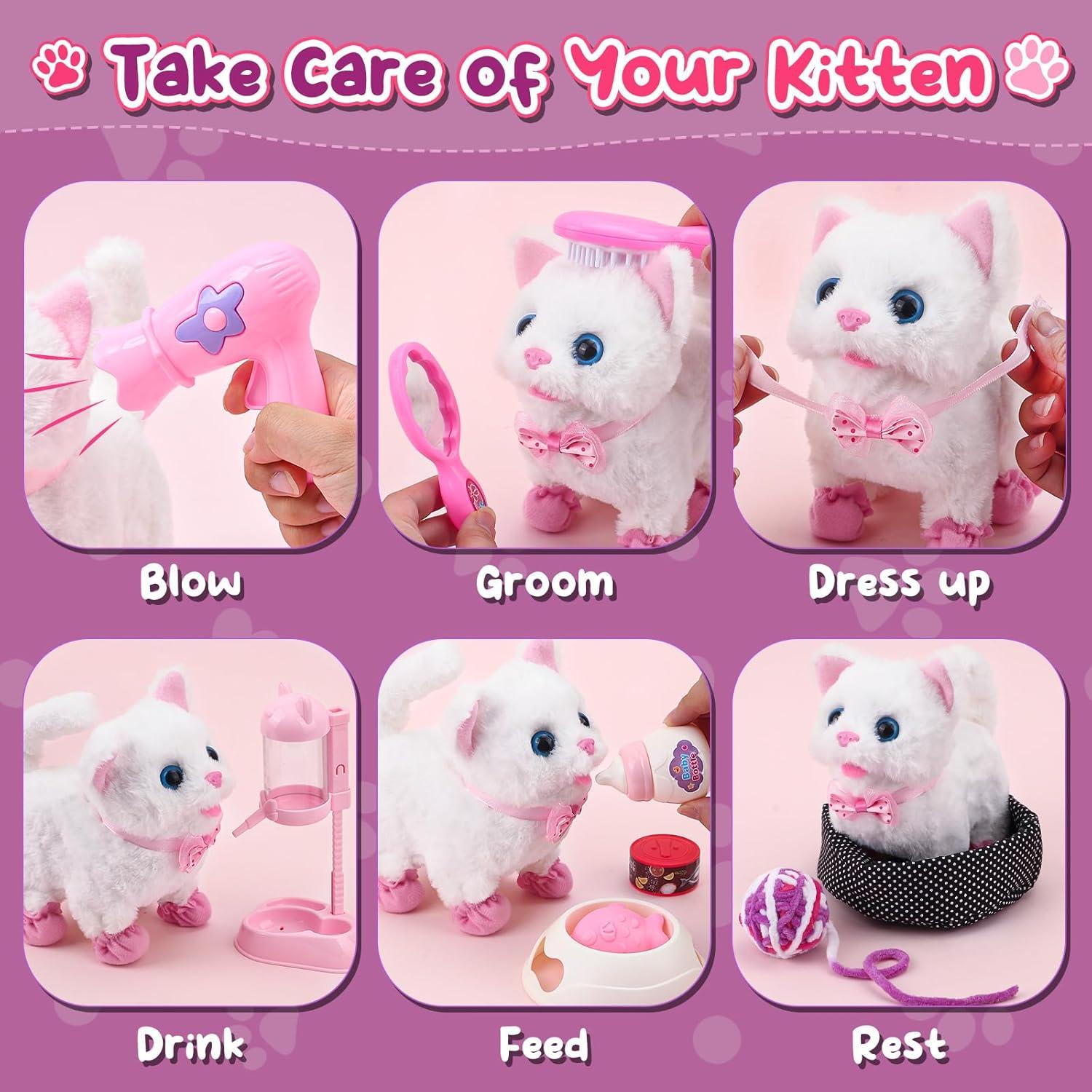 Juguete Interactivo para Gatos Golray - Gato Blanco 16 Piezas