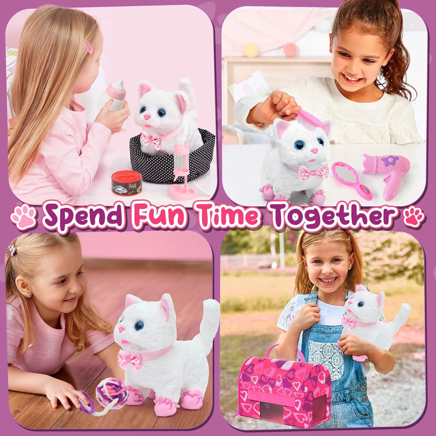 Juguete Interactivo para Gatos Golray - Gato Blanco 16 Piezas