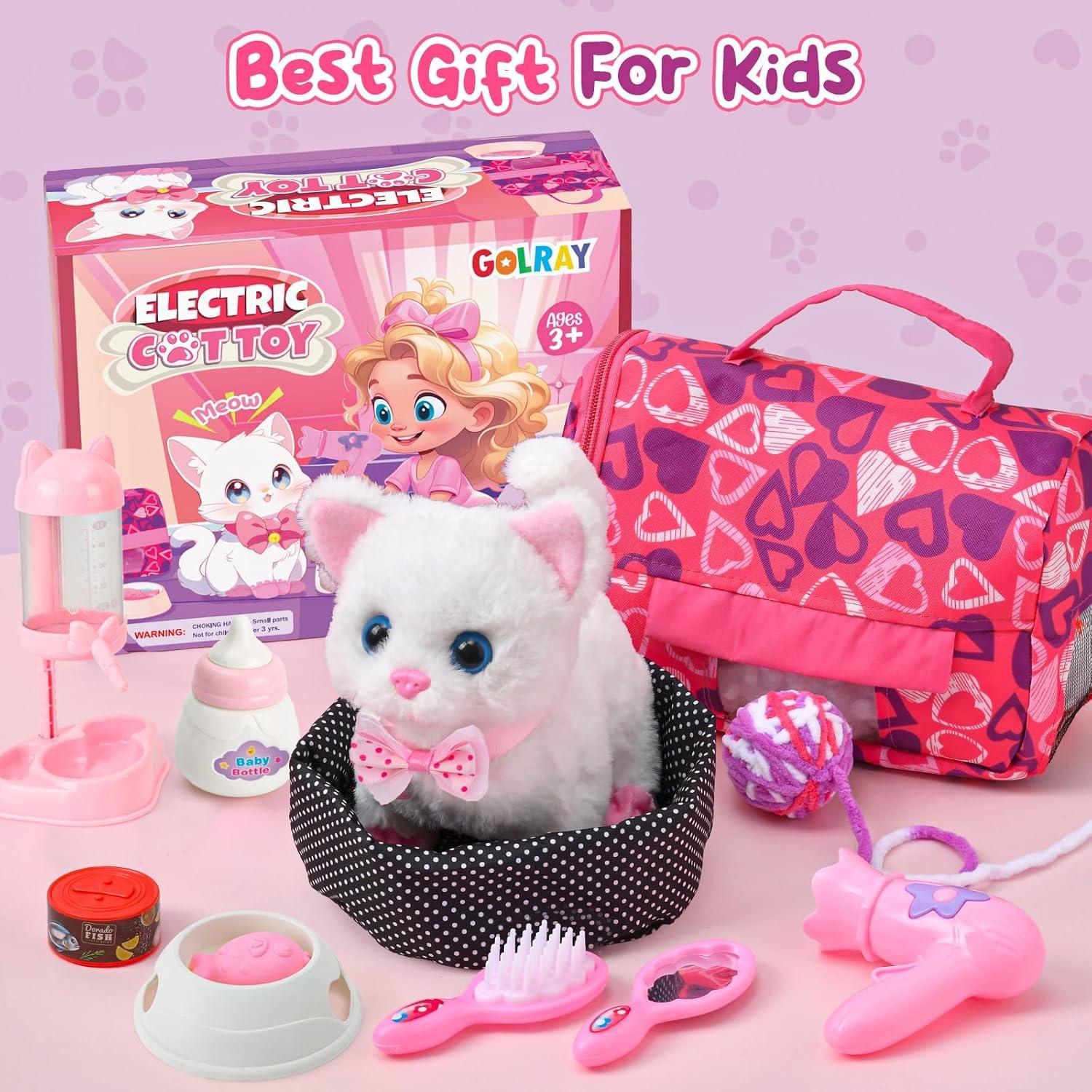 Juguete Interactivo para Gatos Golray - Gato Blanco 16 Piezas