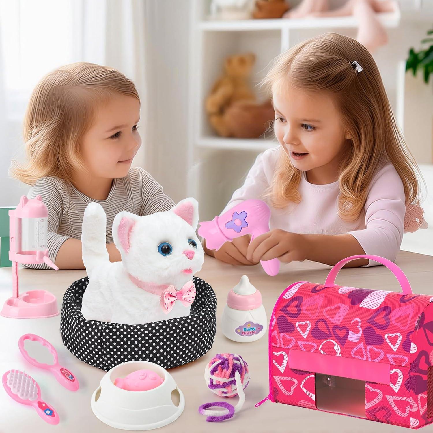 Juguete Interactivo para Gatos Golray - Gato Blanco 16 Piezas