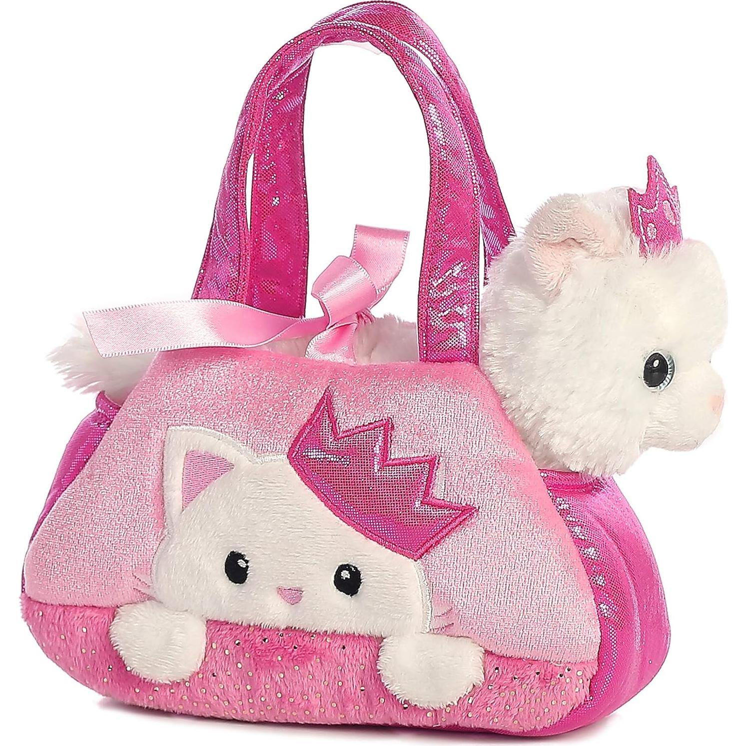 Peluche Gatita Princesa Peek-A-Boo Aurora 18 cm Multicolor