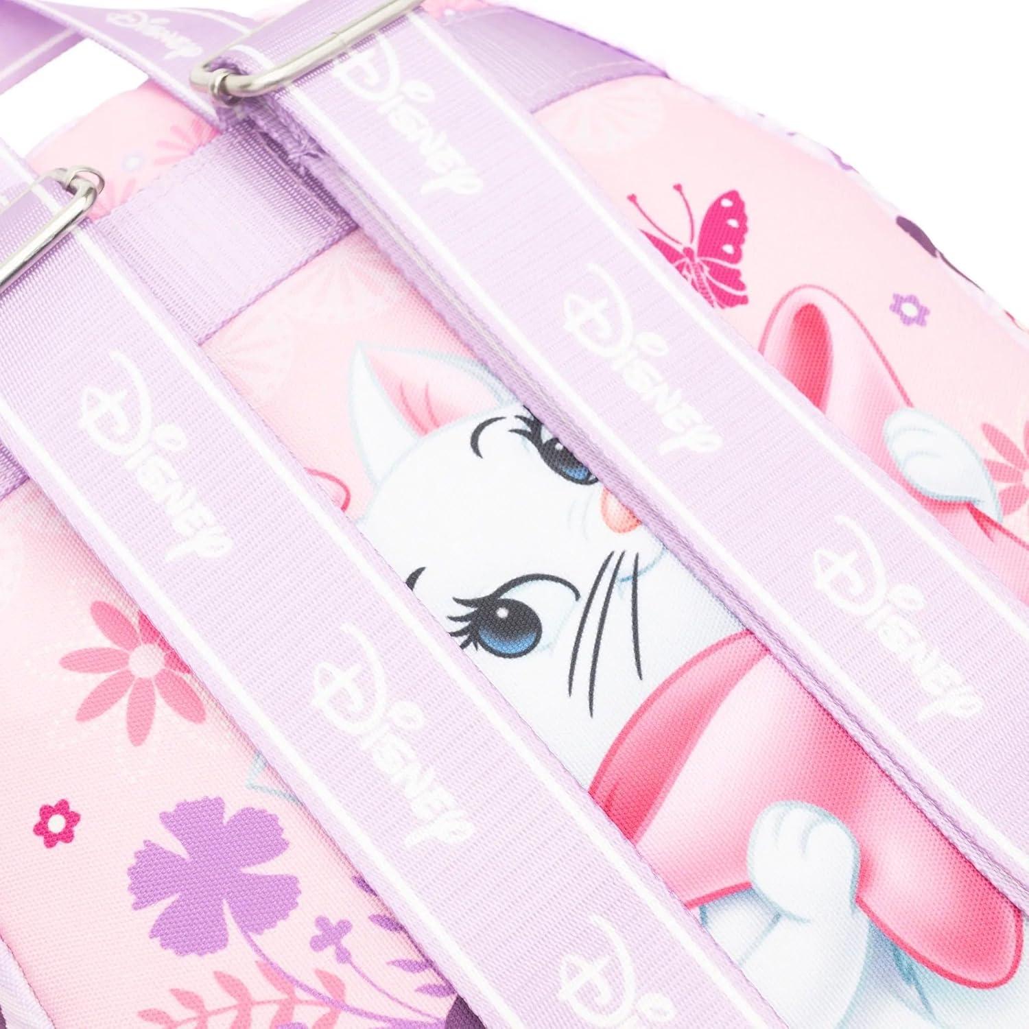 Mochila de Nylon WondaPop Aristogatos Marie 33 cm Rosa