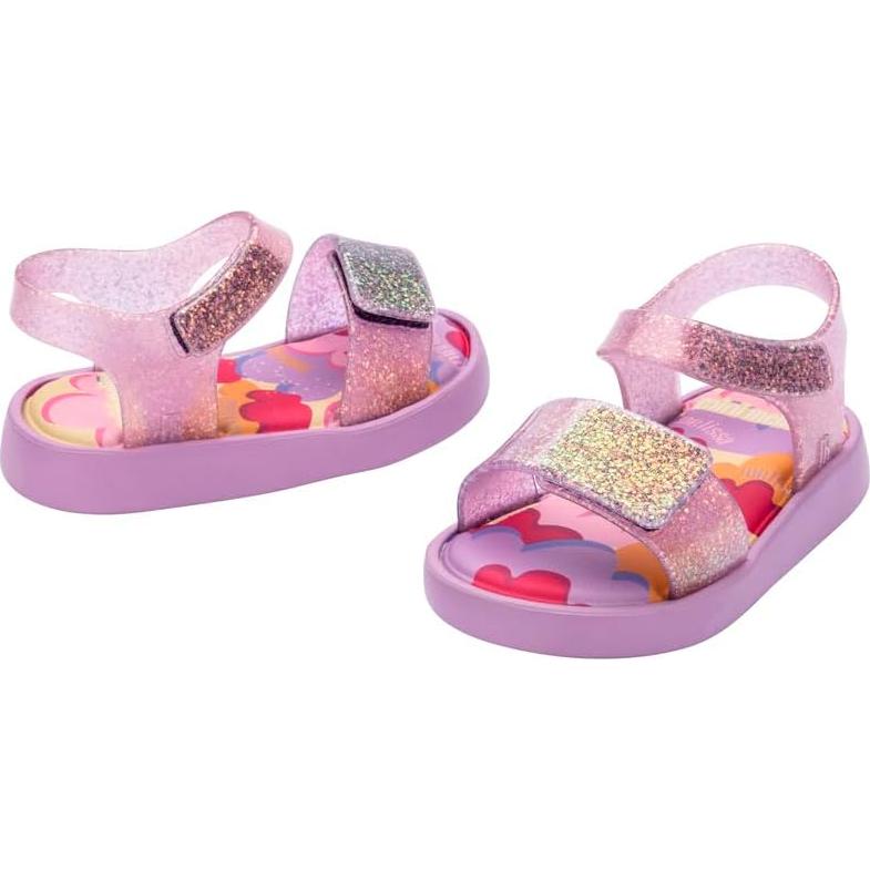 Sandalias Mini Melissa Jump para Niñas - Lila Brillante 20cm