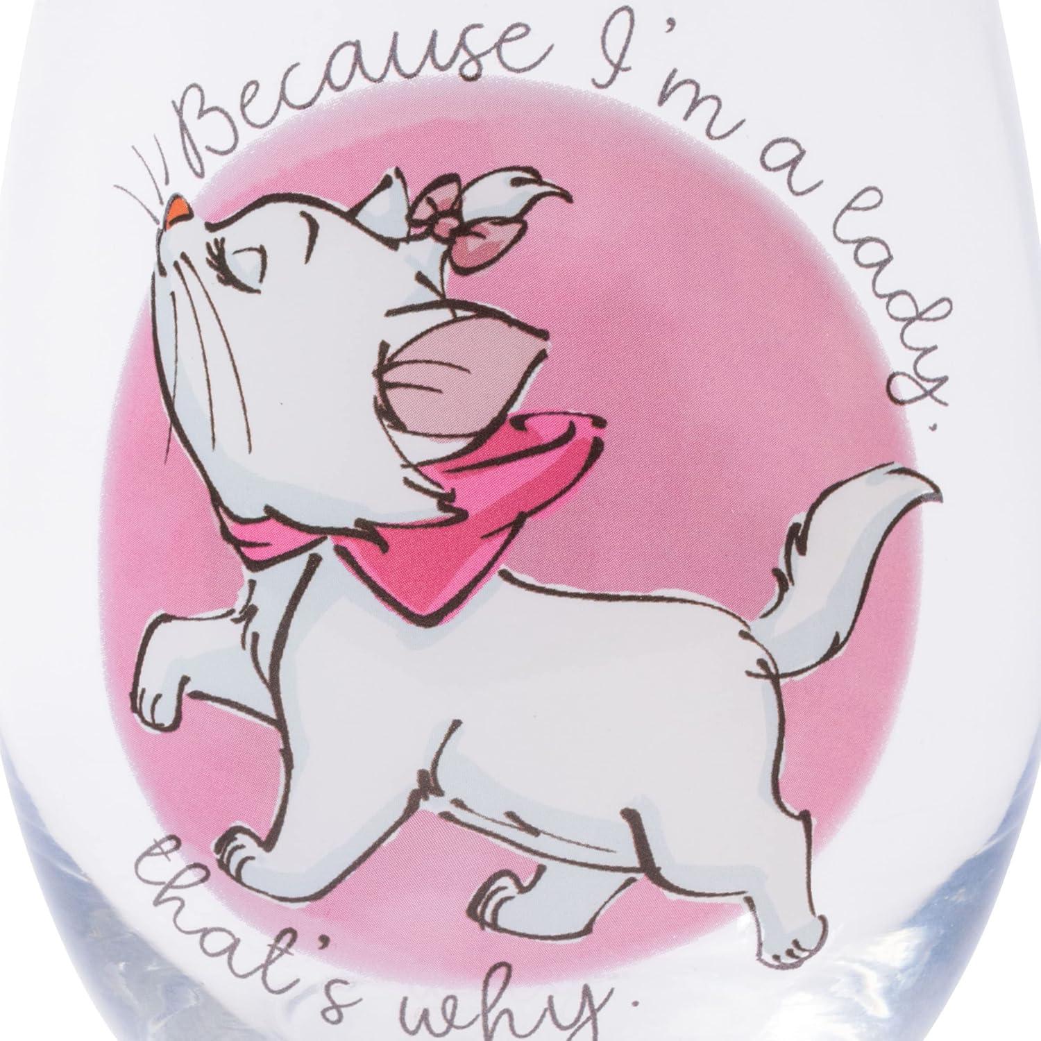Vaso sin tallo Silver Buffalo Disney Aristocats Marie 590 ml