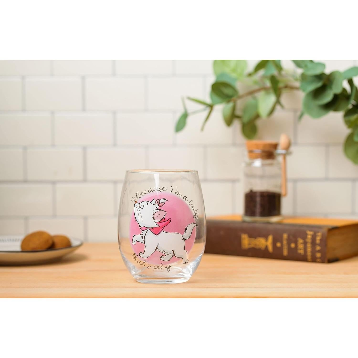 Vaso sin tallo Silver Buffalo Disney Aristocats Marie 590 ml