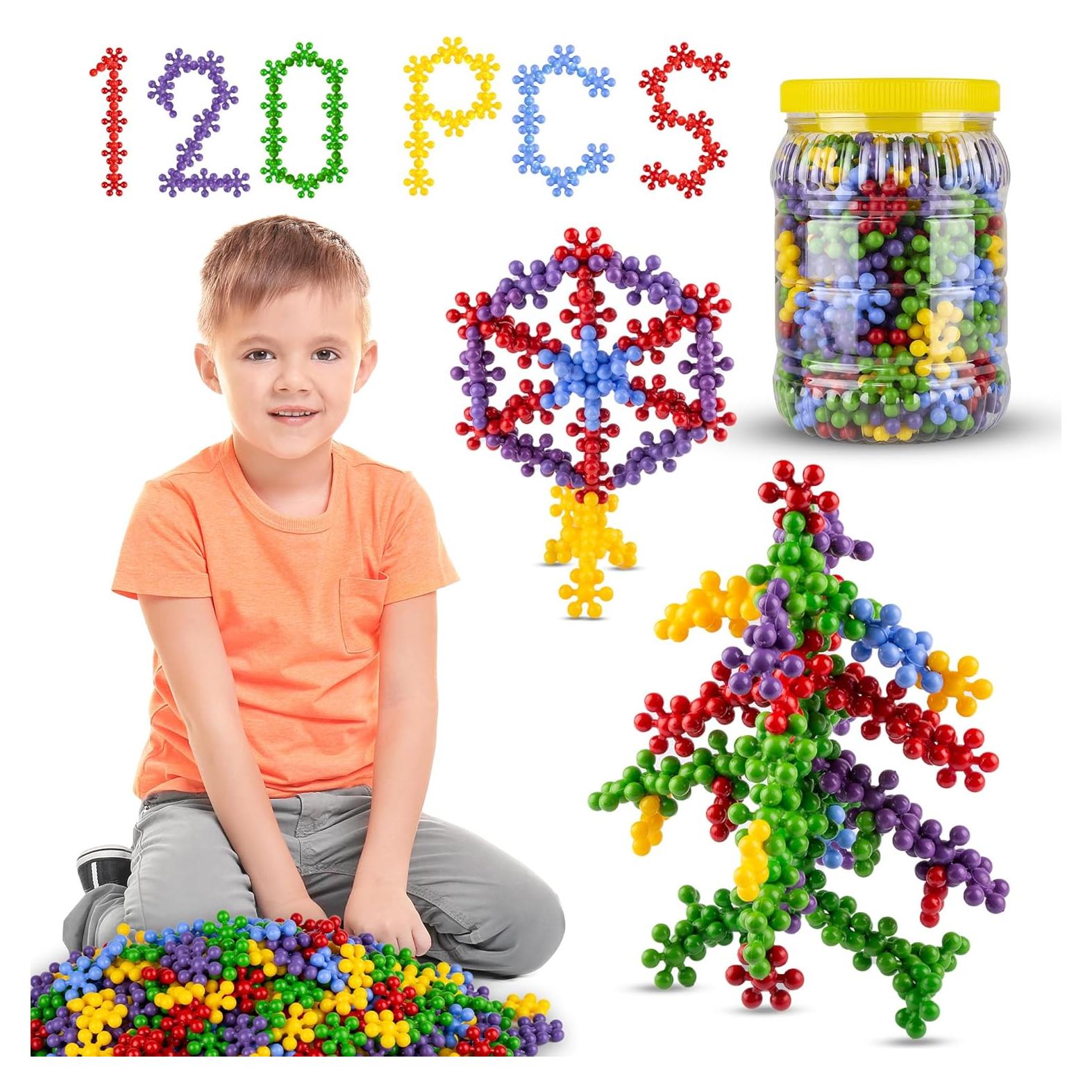 Juego de Bloques de Construcción STEM 120 Piezas HUBSAN