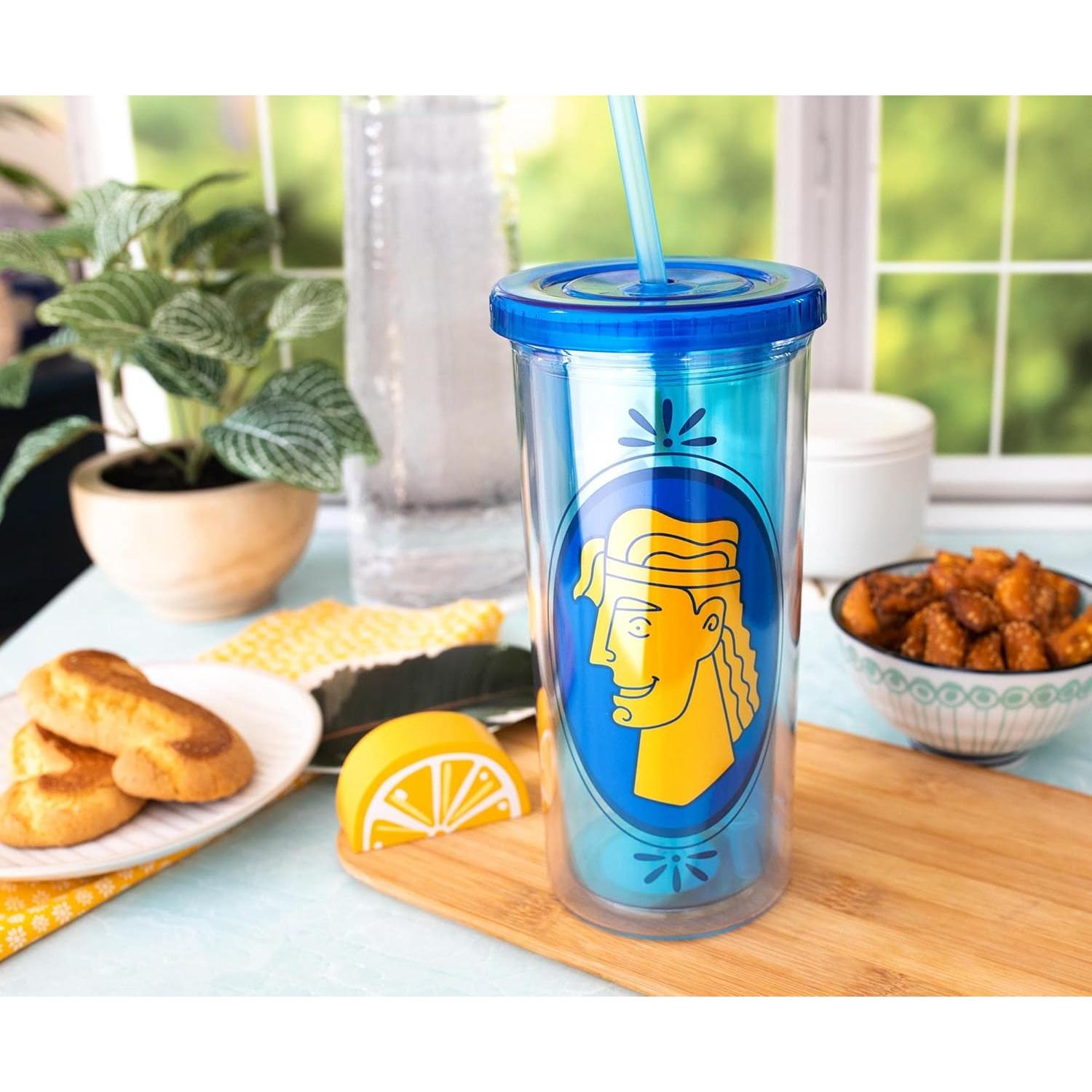 Taza de Viaje Disney Hércules 591 ml Pared Doble Azul