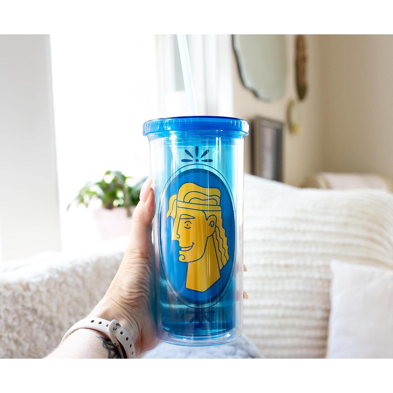 Taza de Viaje Disney Hércules 591 ml Pared Doble Azul