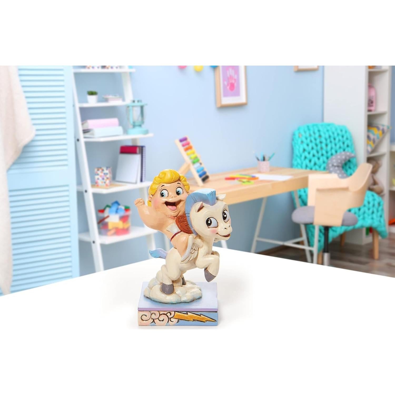 Figurita Enesco Jim Shore Hércules y Pegaso 14.6 cm