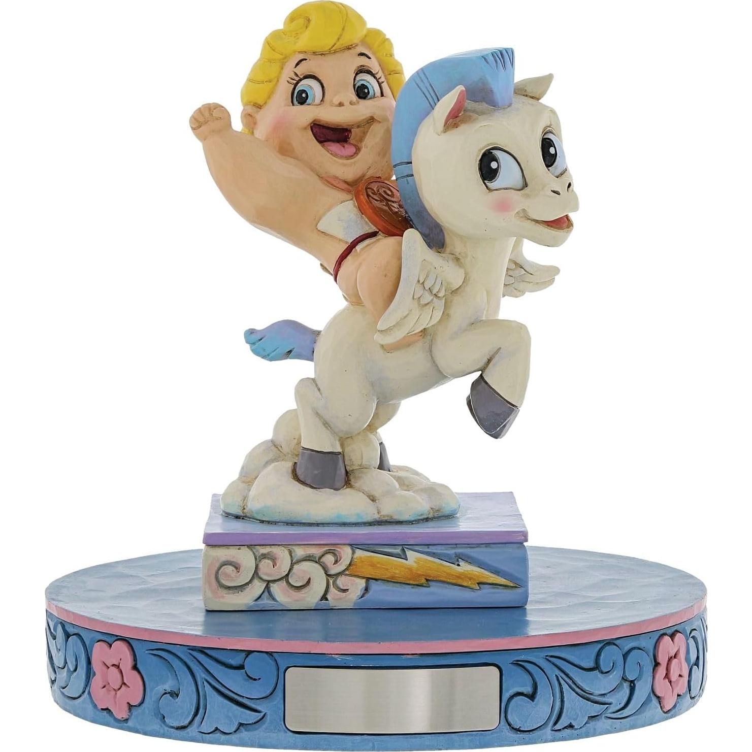 Figurita Enesco Jim Shore Hércules y Pegaso 14.6 cm