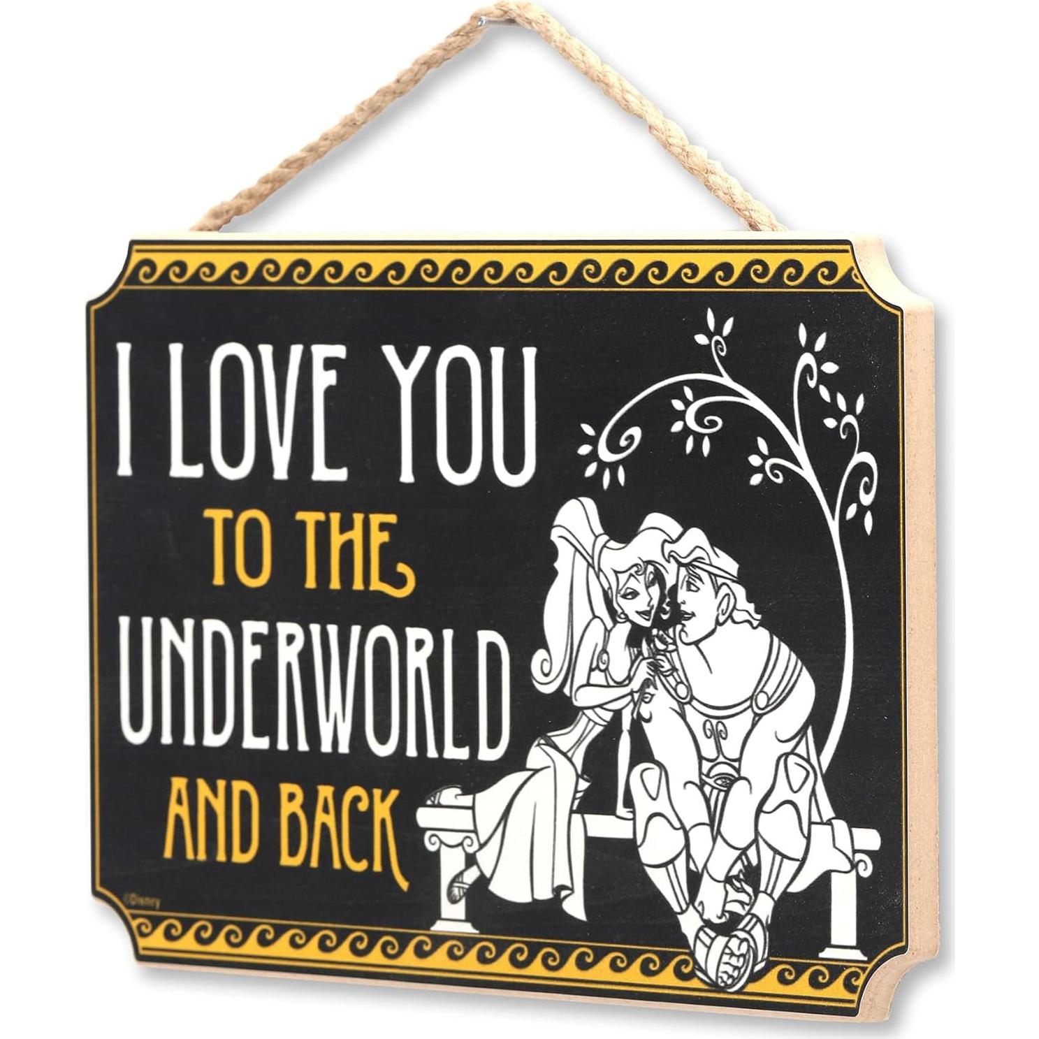 Decoración de Pared Disney Hércules - Te Amo Hasta el Inframundo