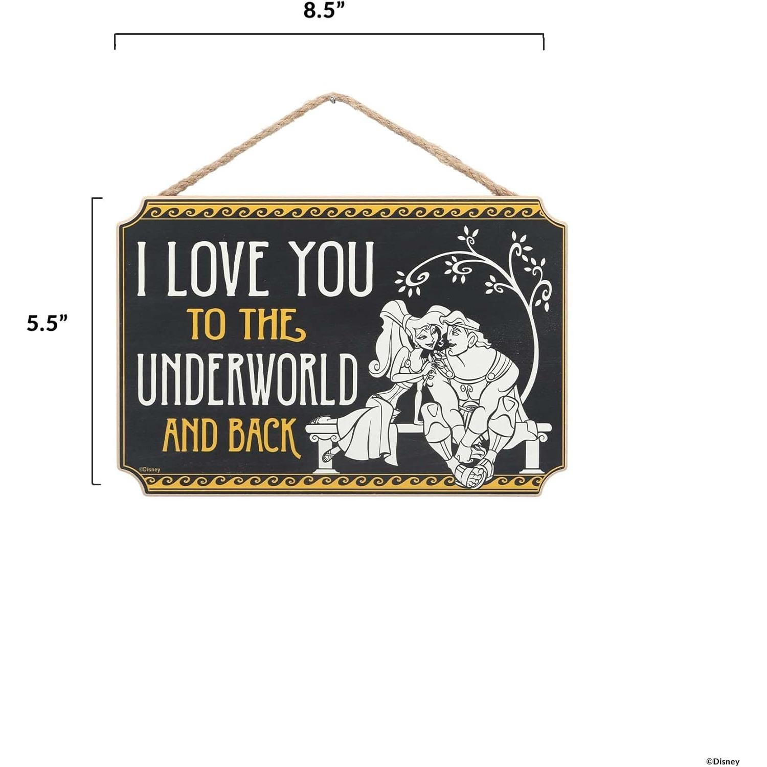 Decoración de Pared Disney Hércules - Te Amo Hasta el Inframundo