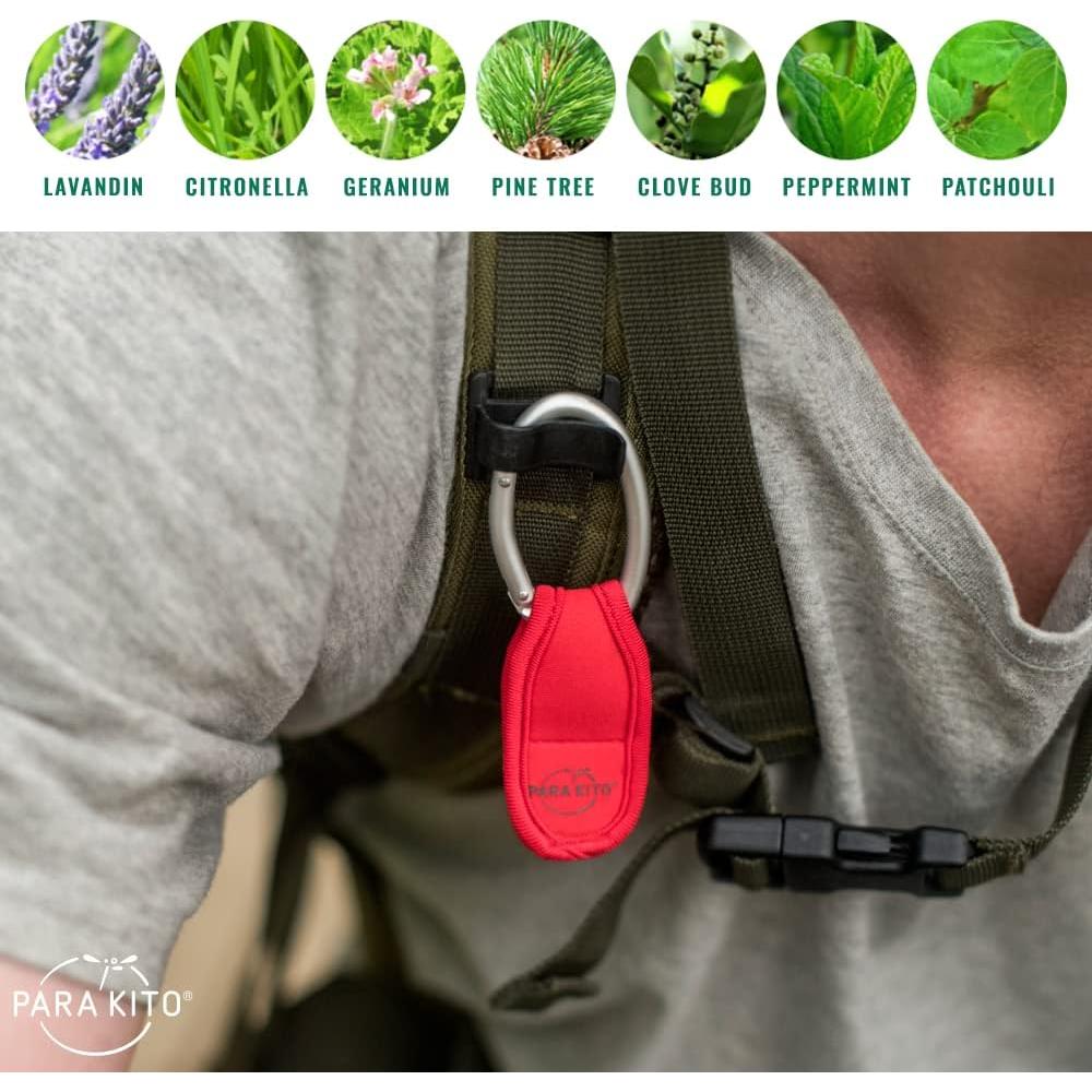 Clip Repelente de Insectos PARA'KITO Gris - Aceites Naturales