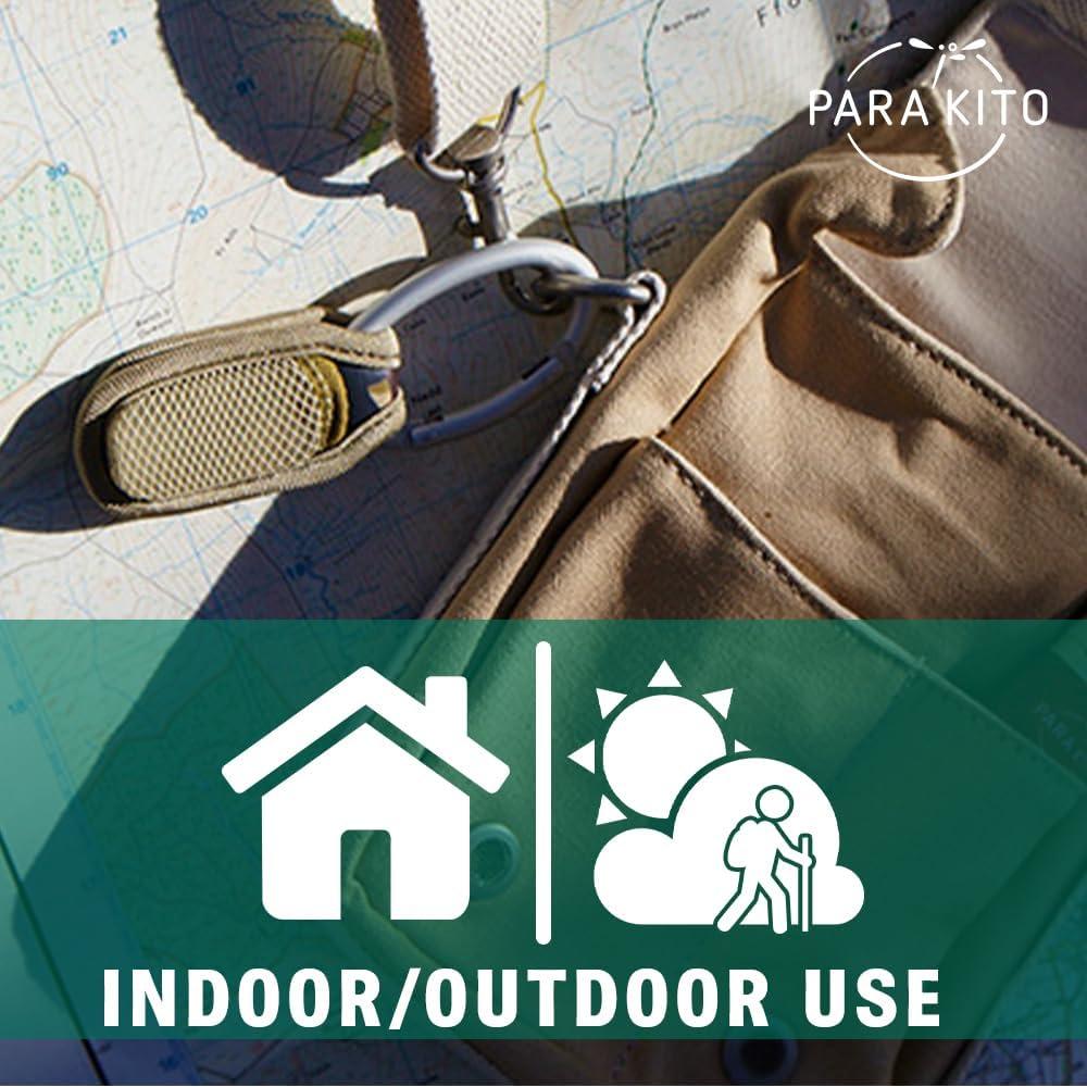 Clip Repelente de Insectos PARA'KITO Gris - Aceites Naturales