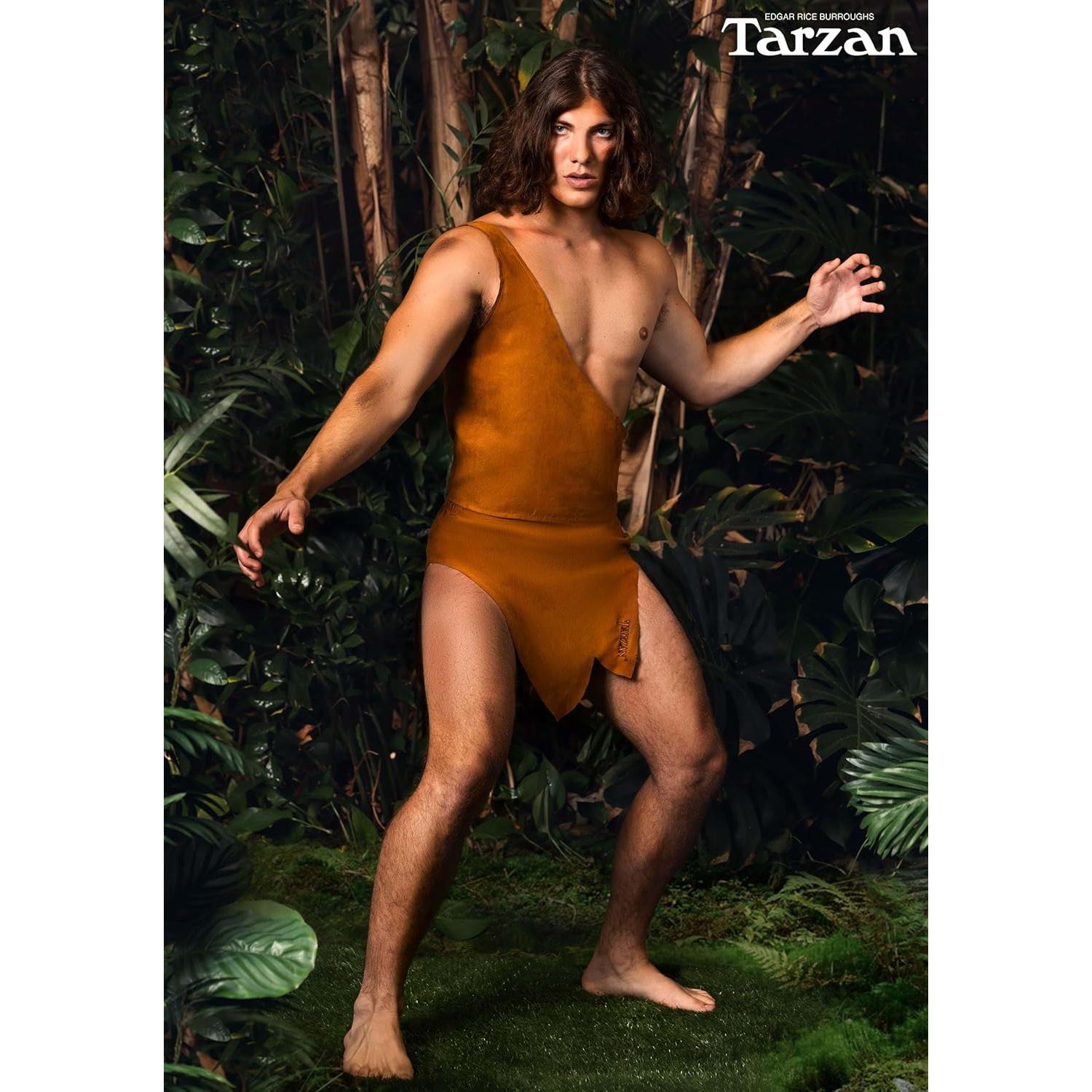 Disfraz de Tarzán para Hombre - Atuendo Selva Grande