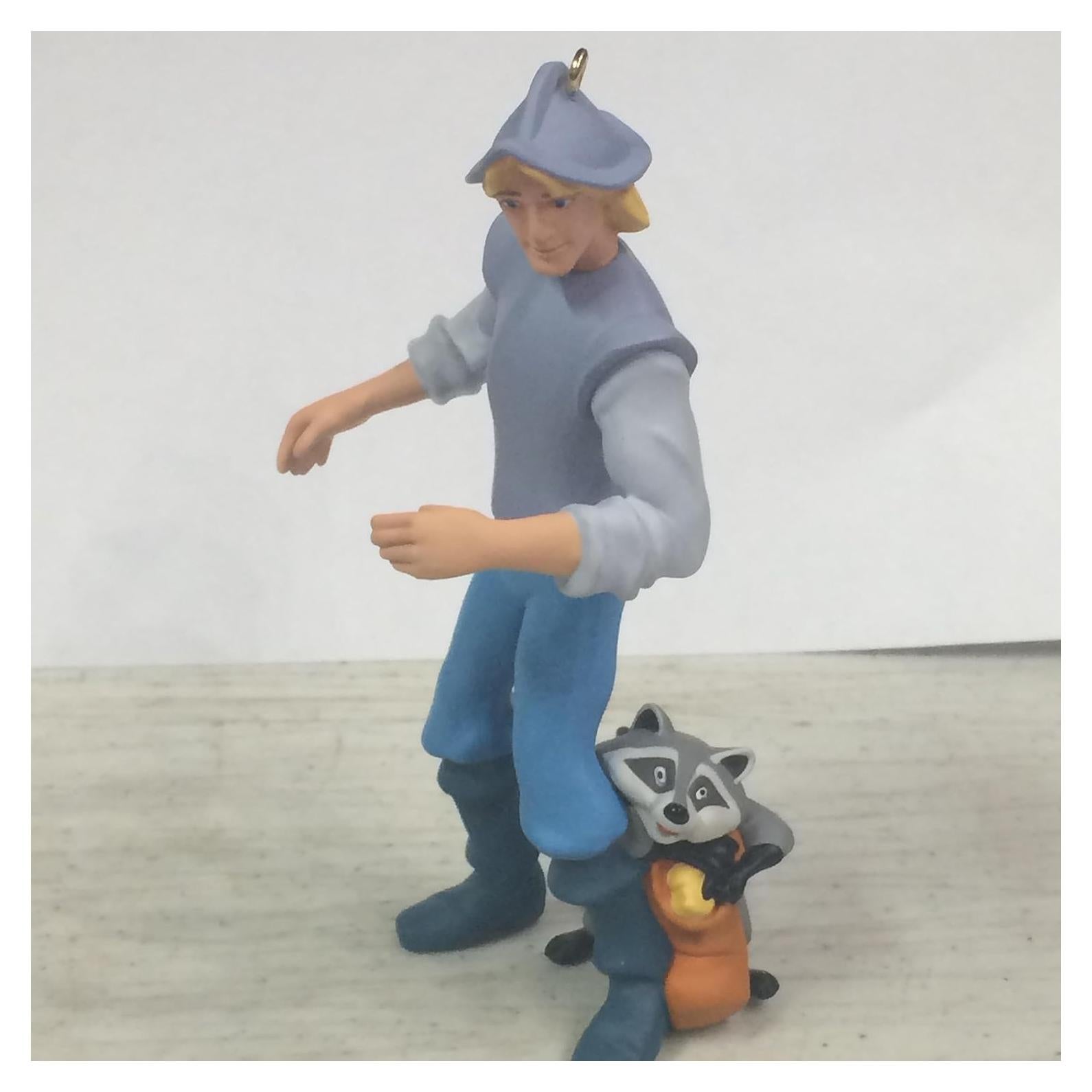 Adorno Hallmark Pocahontas 1995 John Smith y Meeko