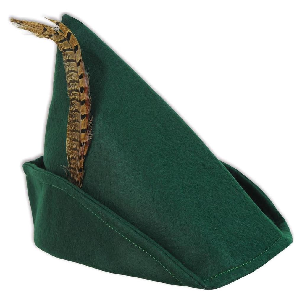Sombrero de Fieltro Robin Hood Beistle Verde con Pluma